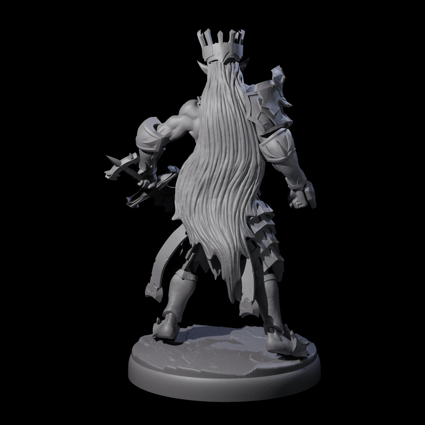 Deadly Dark Elf Marauder L Miniature for Dungeons and Dragons, Pathfinder or other TTRPGs