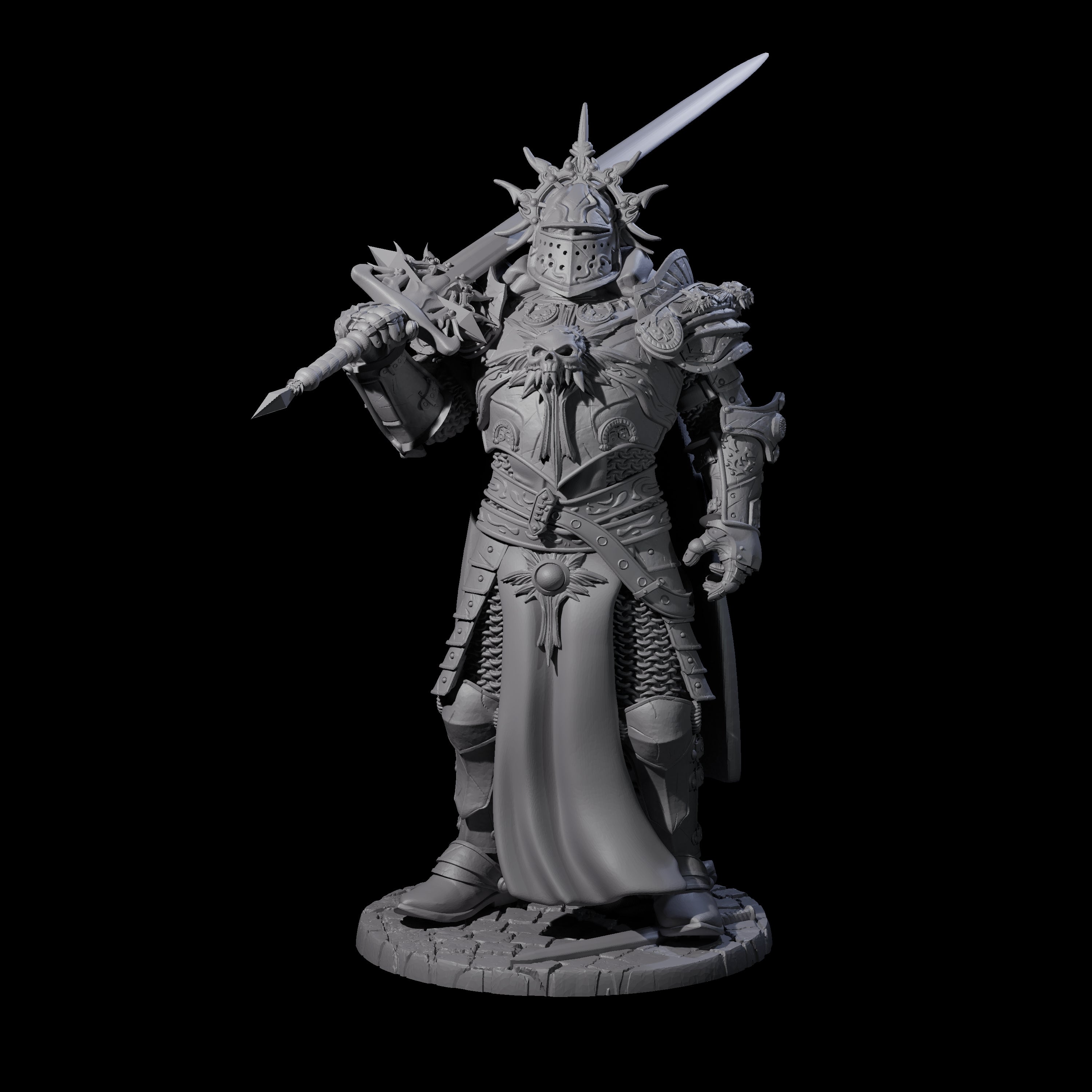 Deadly Royal Champion Miniature for Dungeons and Dragons, Pathfinder or other TTRPGs