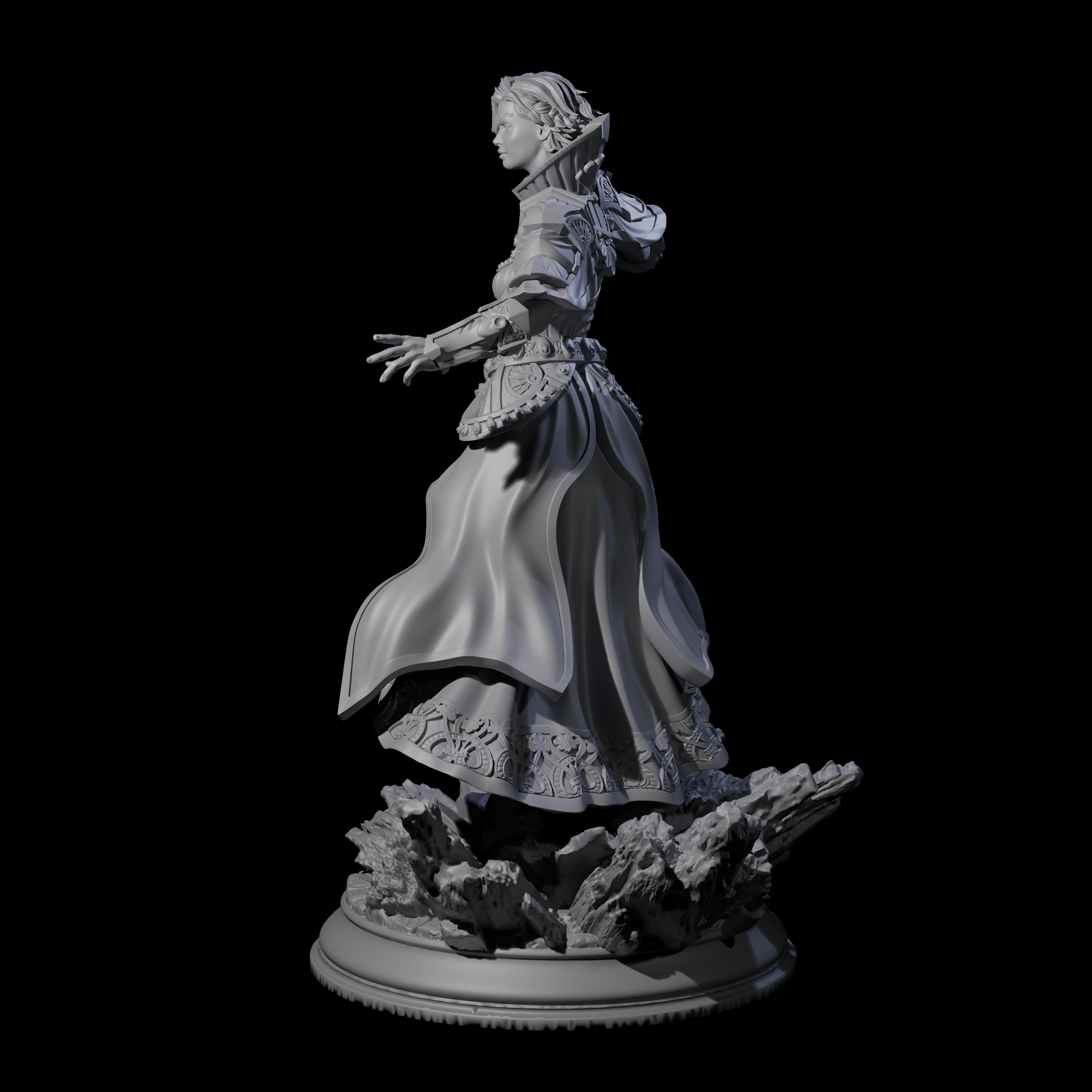 Deadly Sorcerer Miniature for Dungeons and Dragons, Pathfinder or other TTRPGs