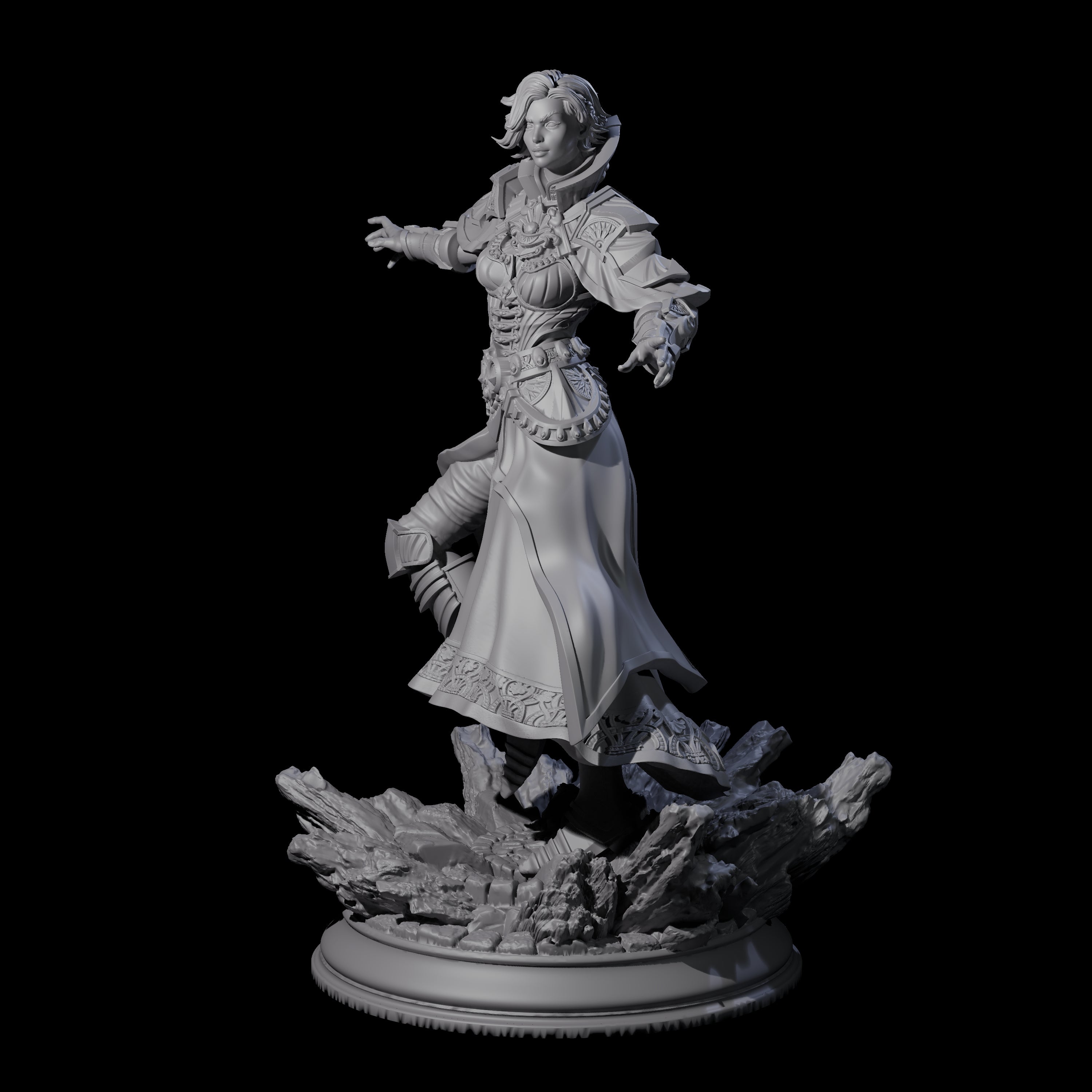 Deadly Sorcerer Miniature for Dungeons and Dragons, Pathfinder or other TTRPGs