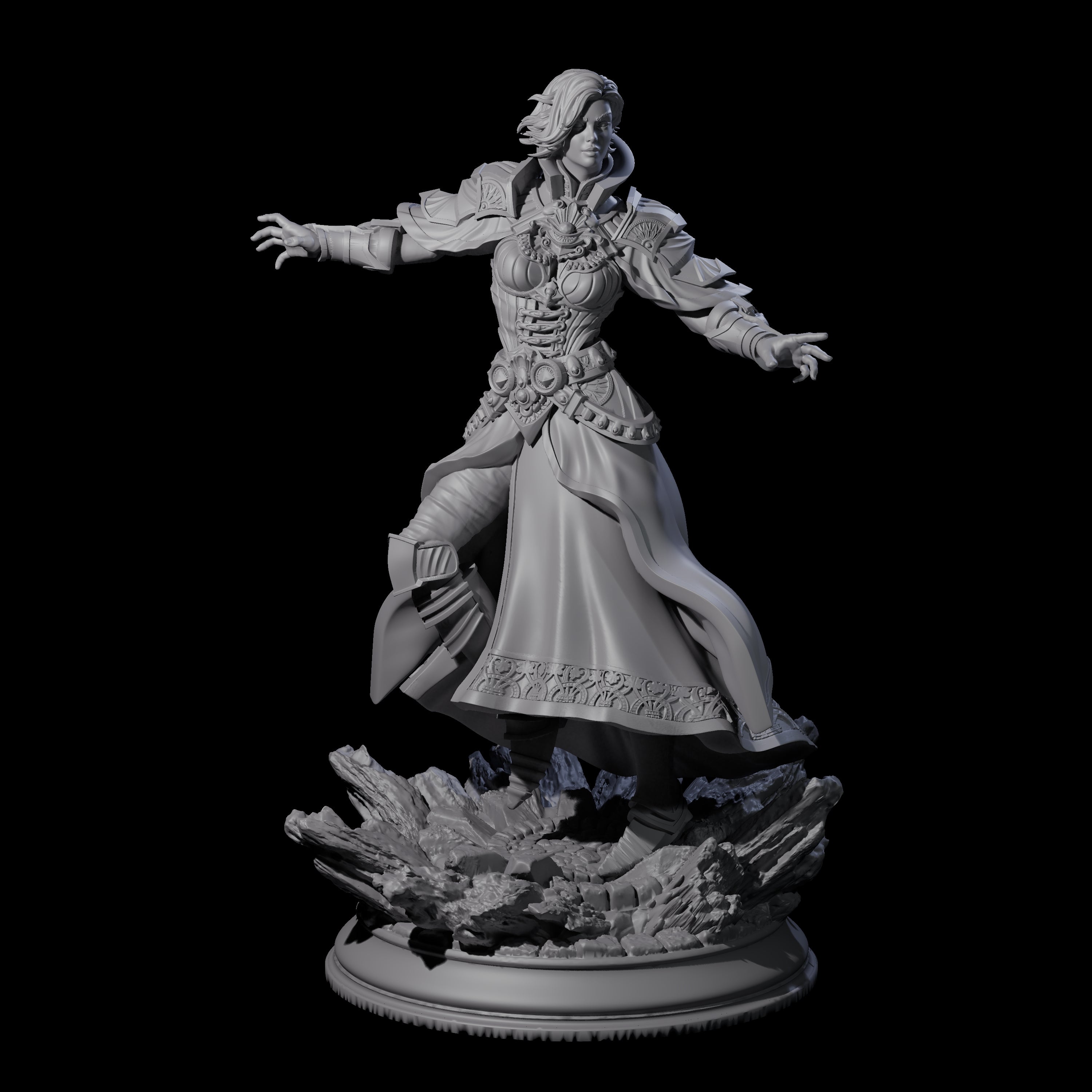 Deadly Sorcerer Miniature for Dungeons and Dragons, Pathfinder or other TTRPGs