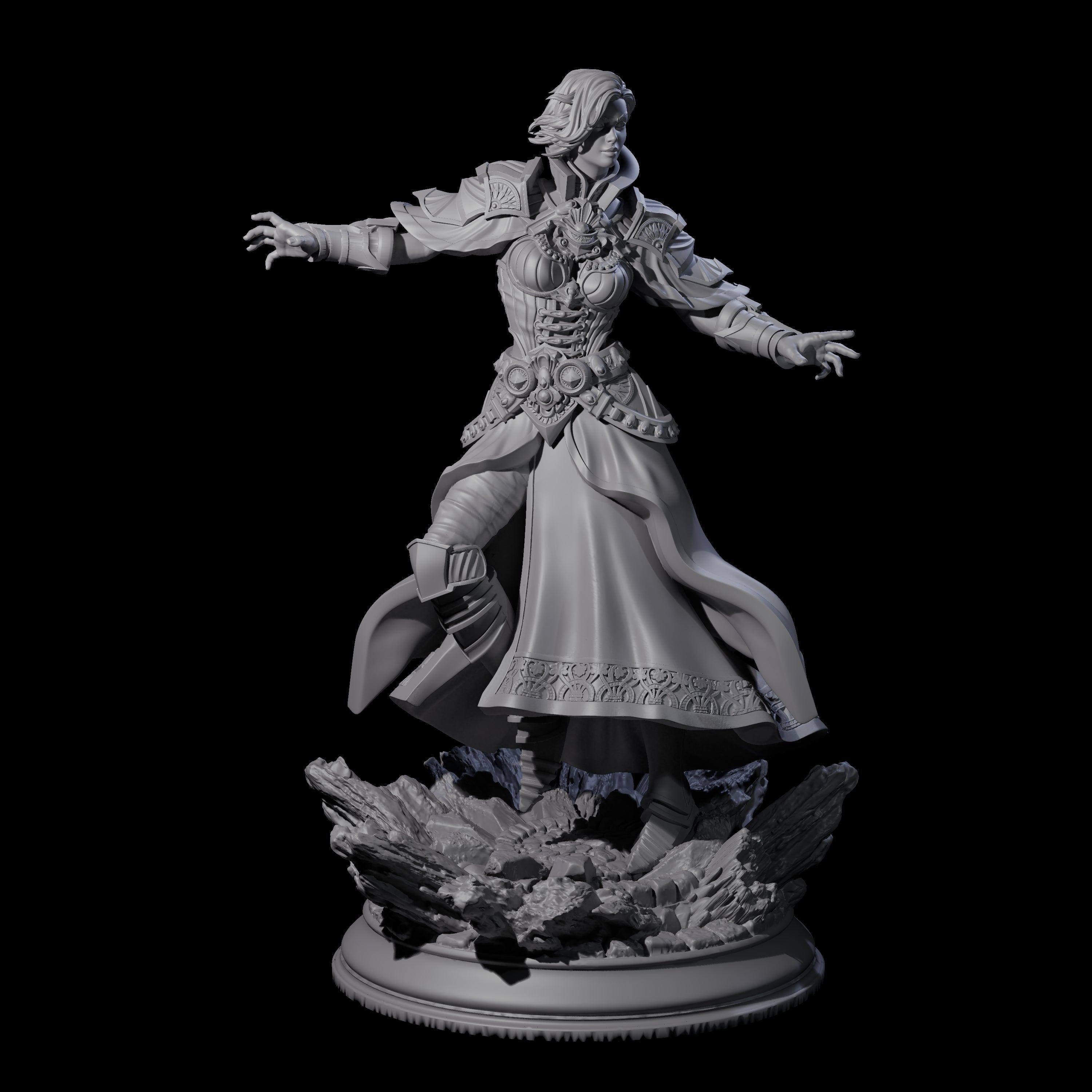 Deadly Sorcerer Miniature for Dungeons and Dragons, Pathfinder or other TTRPGs