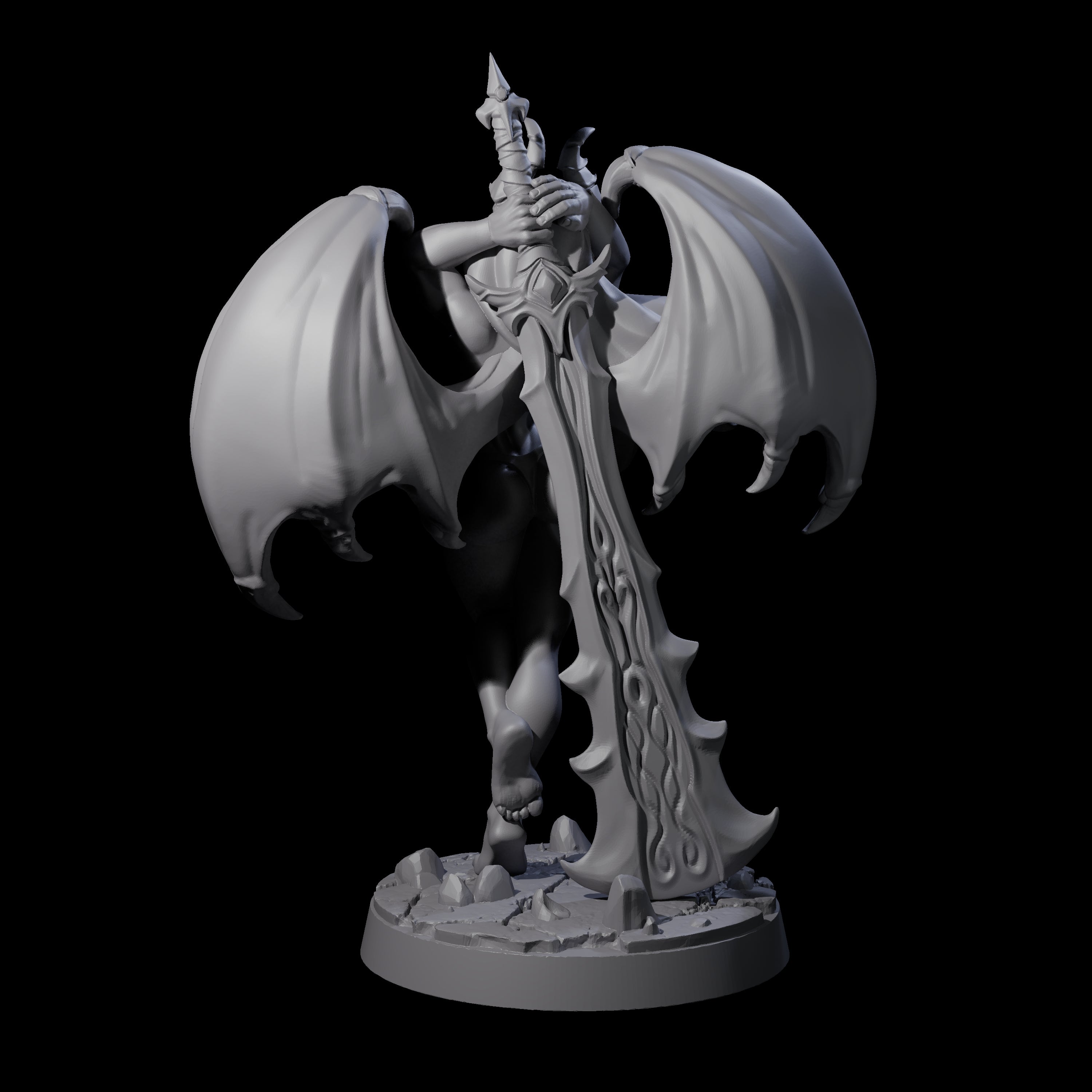 Deadly Succubus Miniature for Dungeons and Dragons, Pathfinder or other TTRPGs