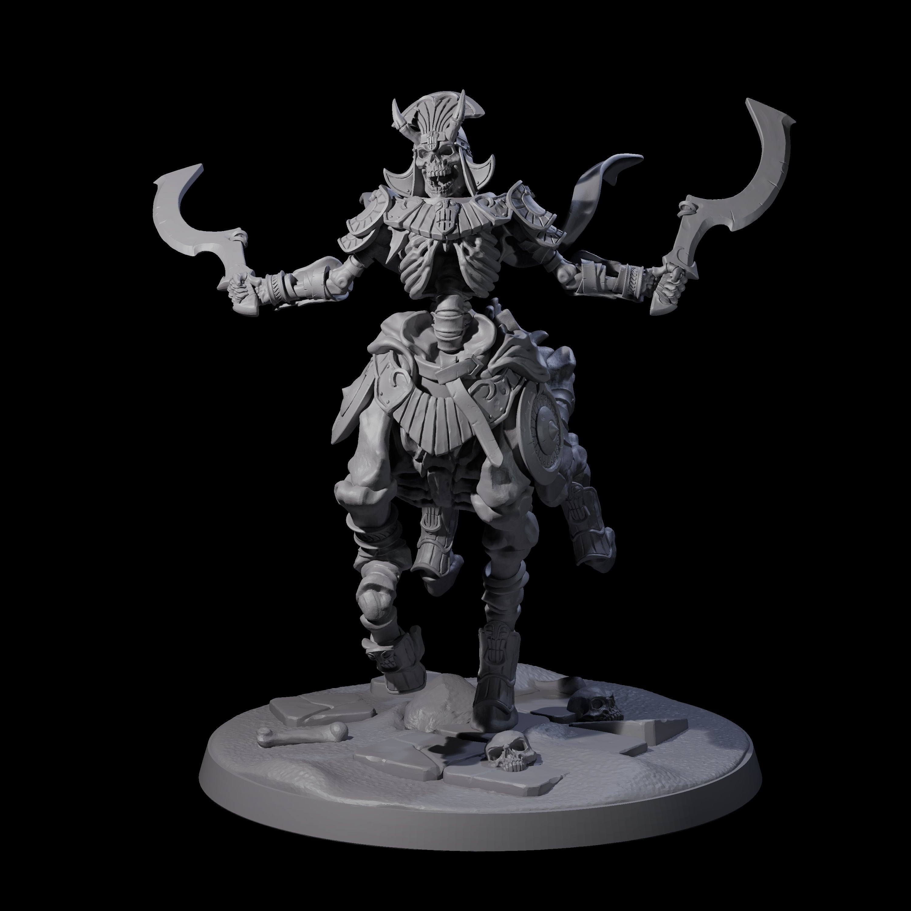 Decaying Undead Centaur Miniature for Dungeons and Dragons, Pathfinder or other TTRPGs
