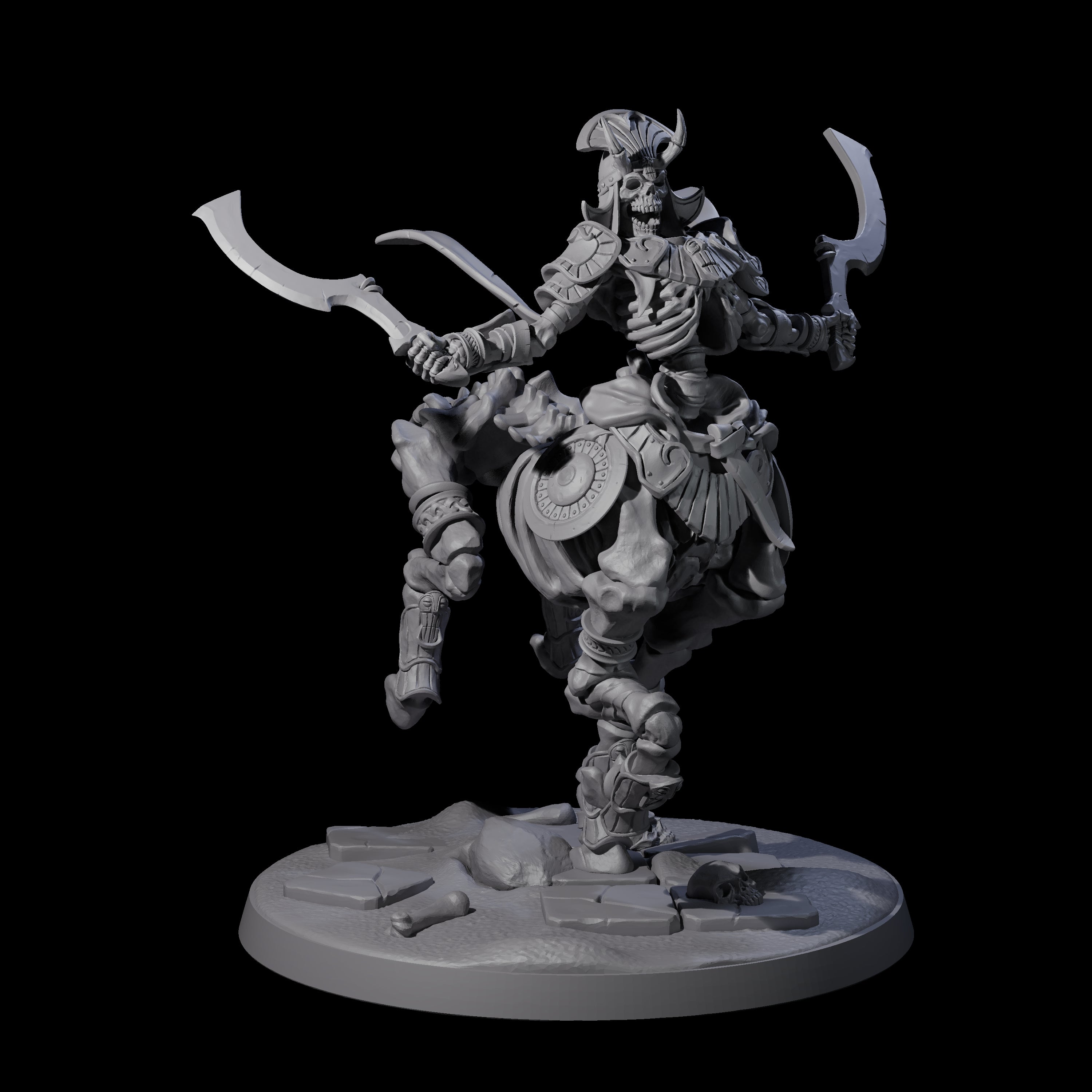Decaying Undead Centaur Miniature for Dungeons and Dragons, Pathfinder or other TTRPGs