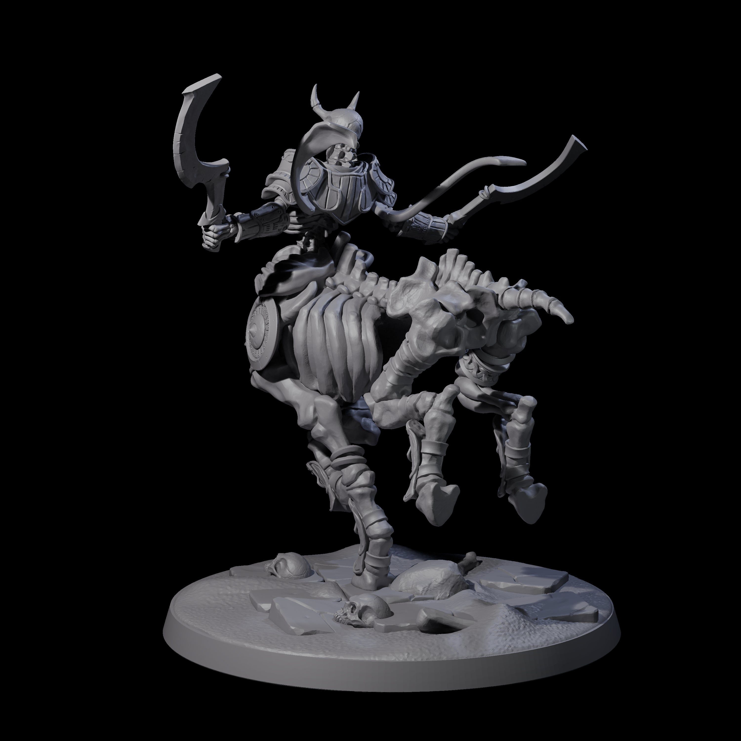 Decaying Undead Centaur Miniature for Dungeons and Dragons, Pathfinder or other TTRPGs