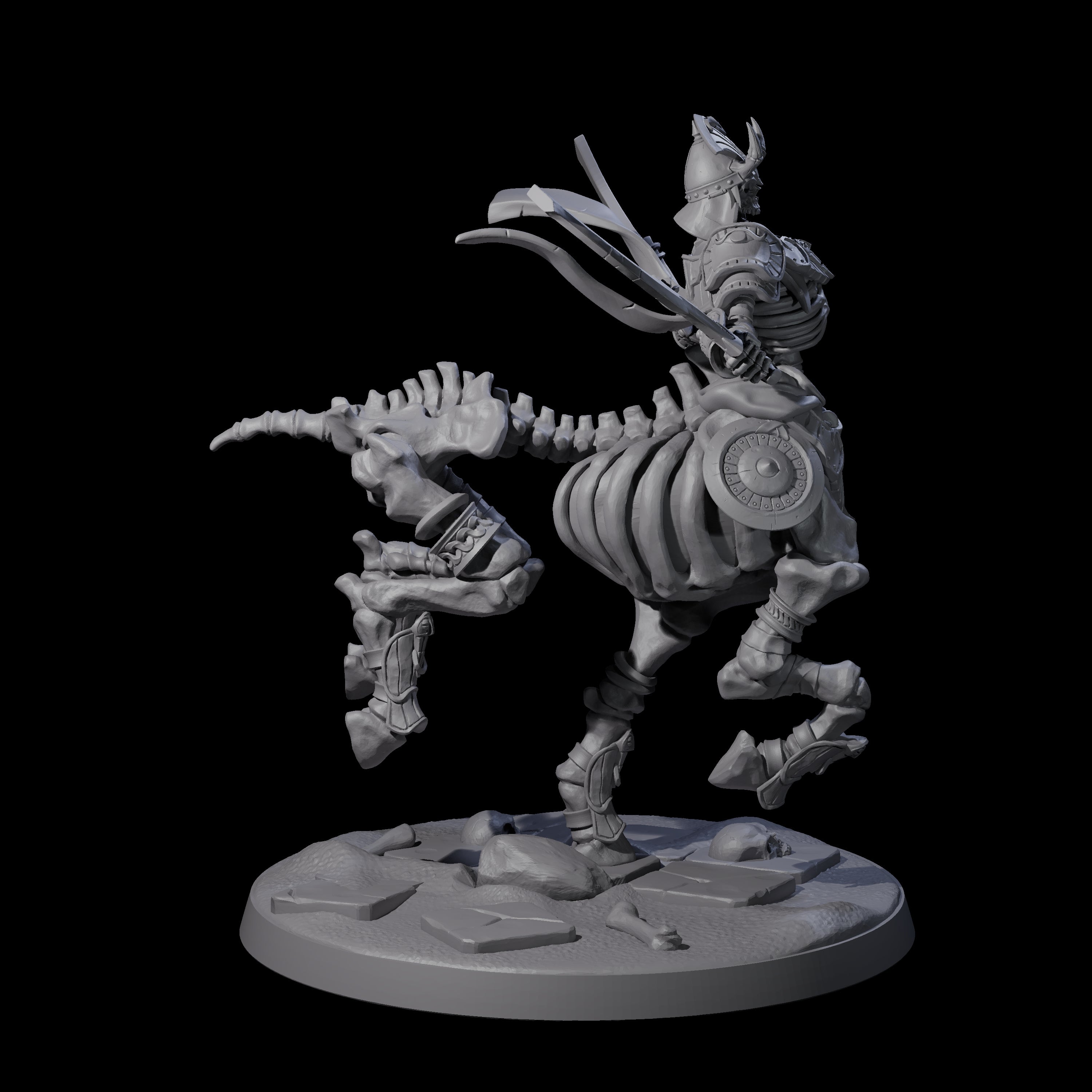 Decaying Undead Centaur Miniature for Dungeons and Dragons, Pathfinder or other TTRPGs
