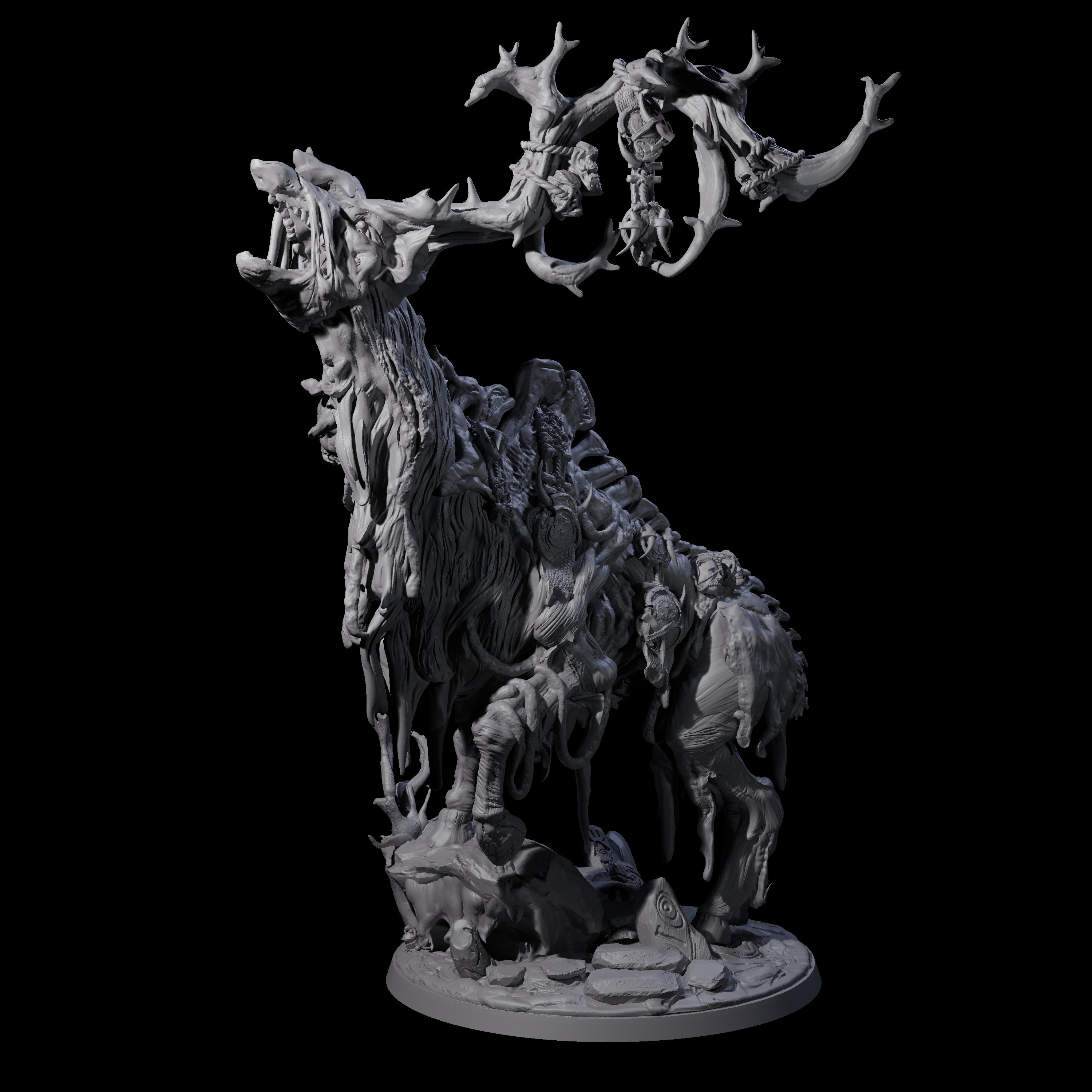 Decaying Undying Wendigo Miniature for Dungeons and Dragons, Pathfinder or other TTRPGs