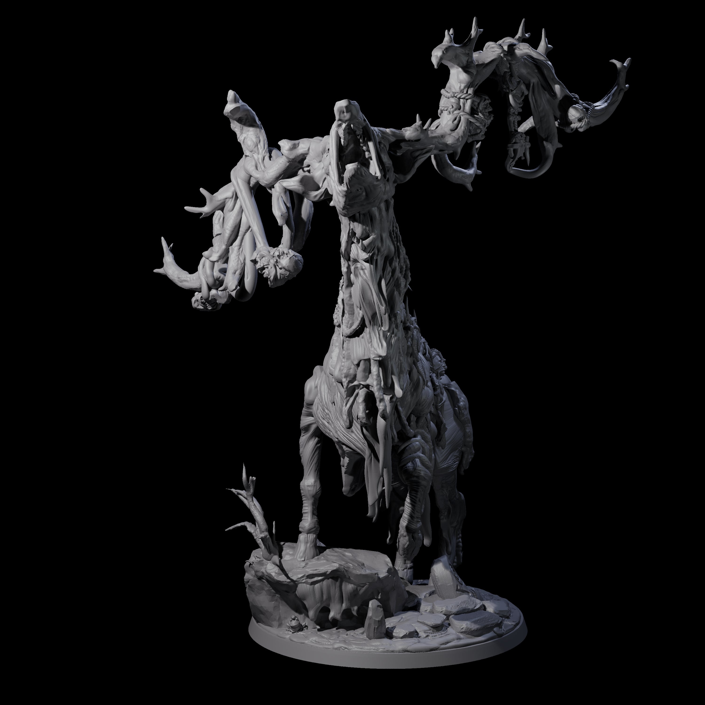 Decaying Undying Wendigo Miniature for Dungeons and Dragons, Pathfinder or other TTRPGs