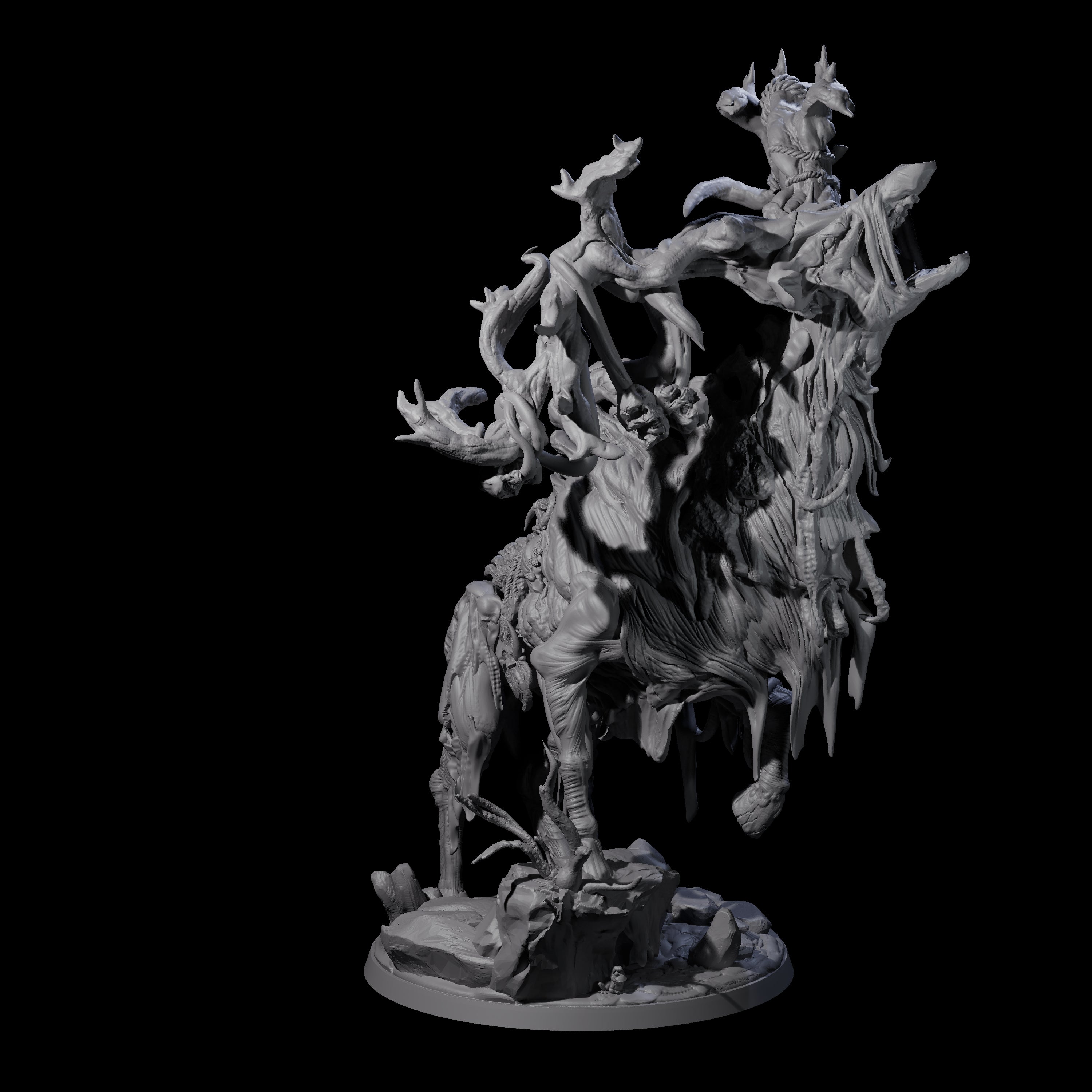 Decaying Undying Wendigo Miniature for Dungeons and Dragons, Pathfinder or other TTRPGs