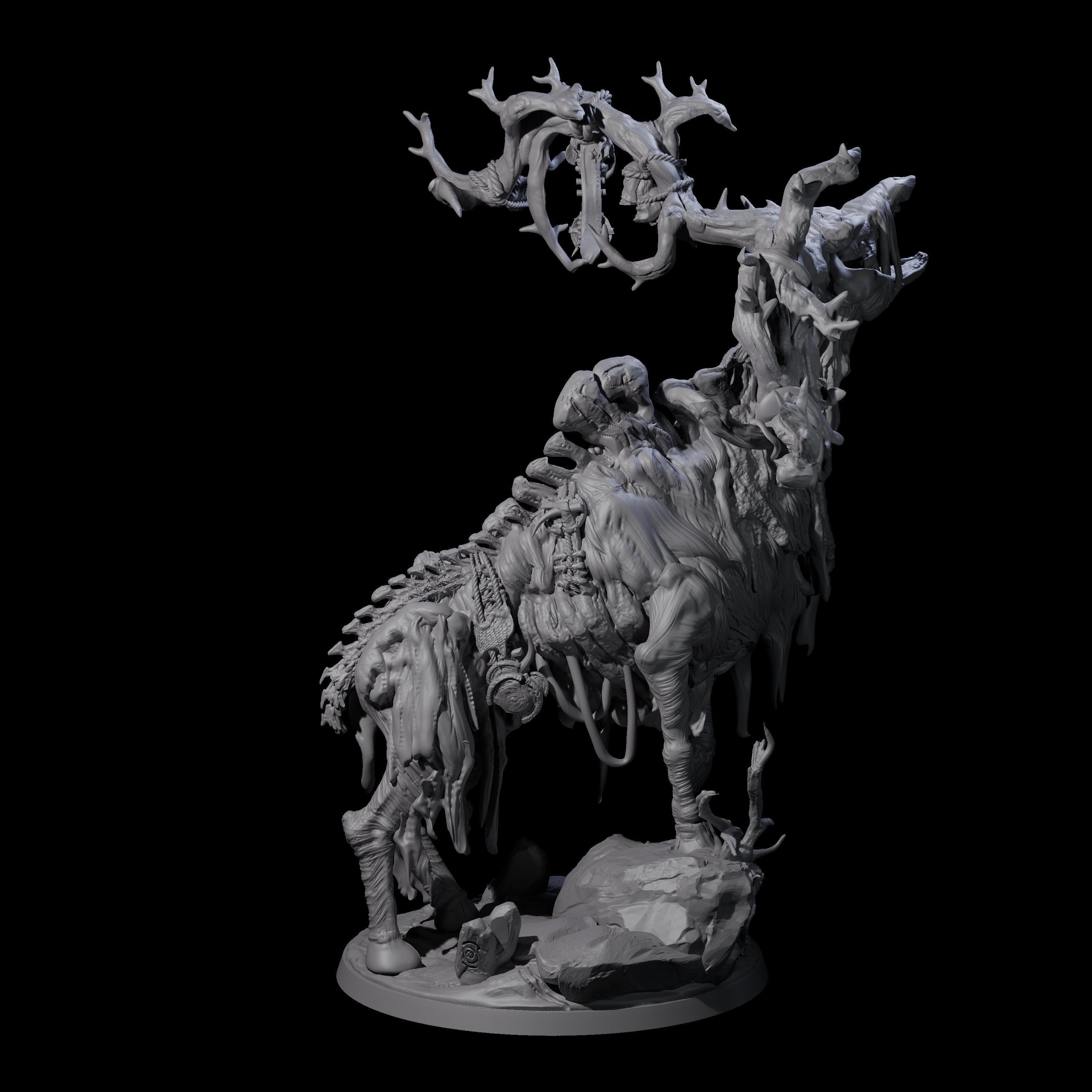 Decaying Undying Wendigo Miniature for Dungeons and Dragons, Pathfinder or other TTRPGs