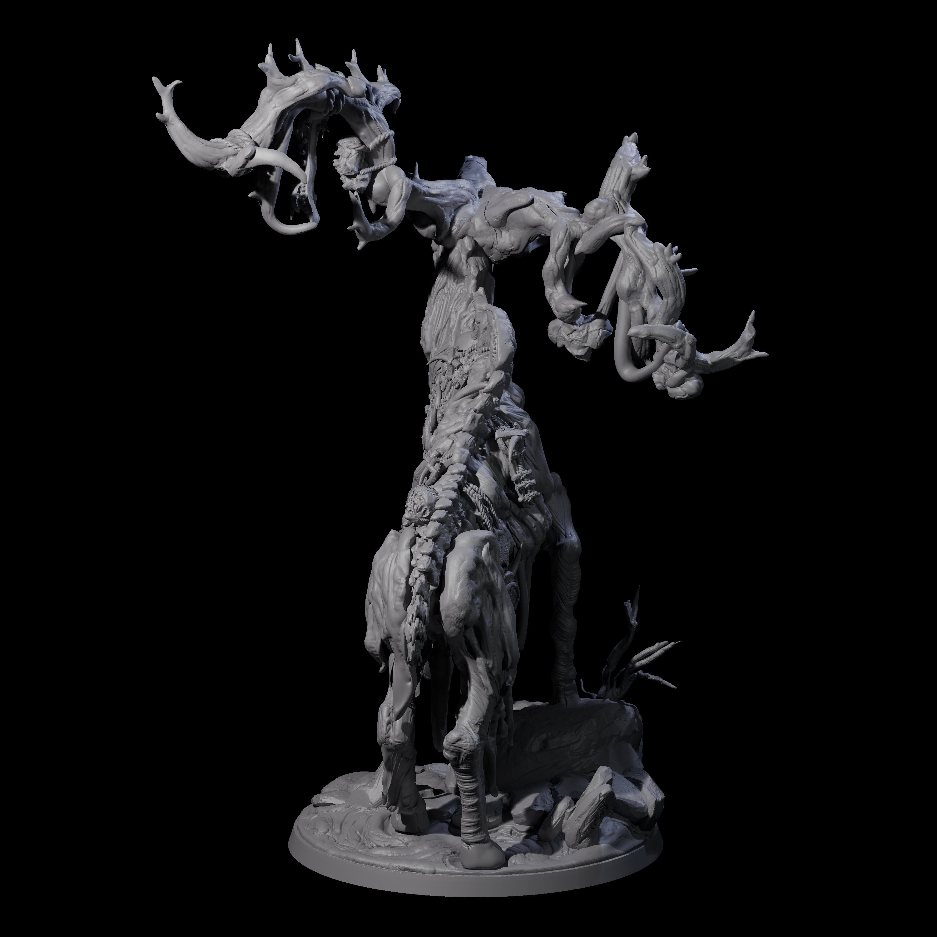 Decaying Undying Wendigo Miniature for Dungeons and Dragons, Pathfinder or other TTRPGs