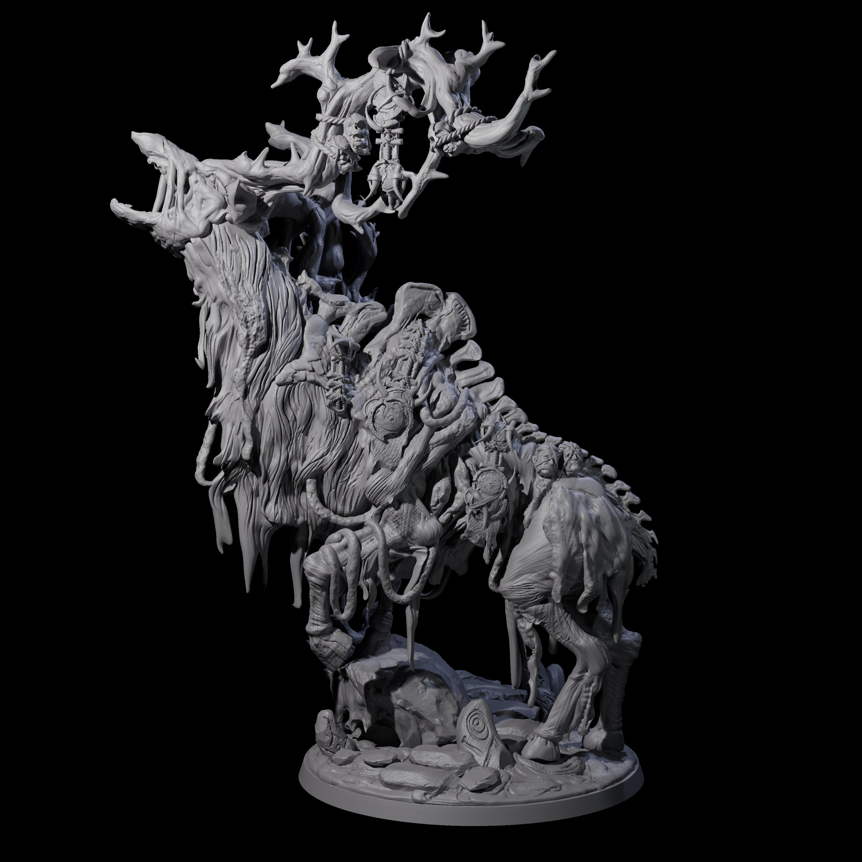 Decaying Undying Wendigo Miniature for Dungeons and Dragons, Pathfinder or other TTRPGs