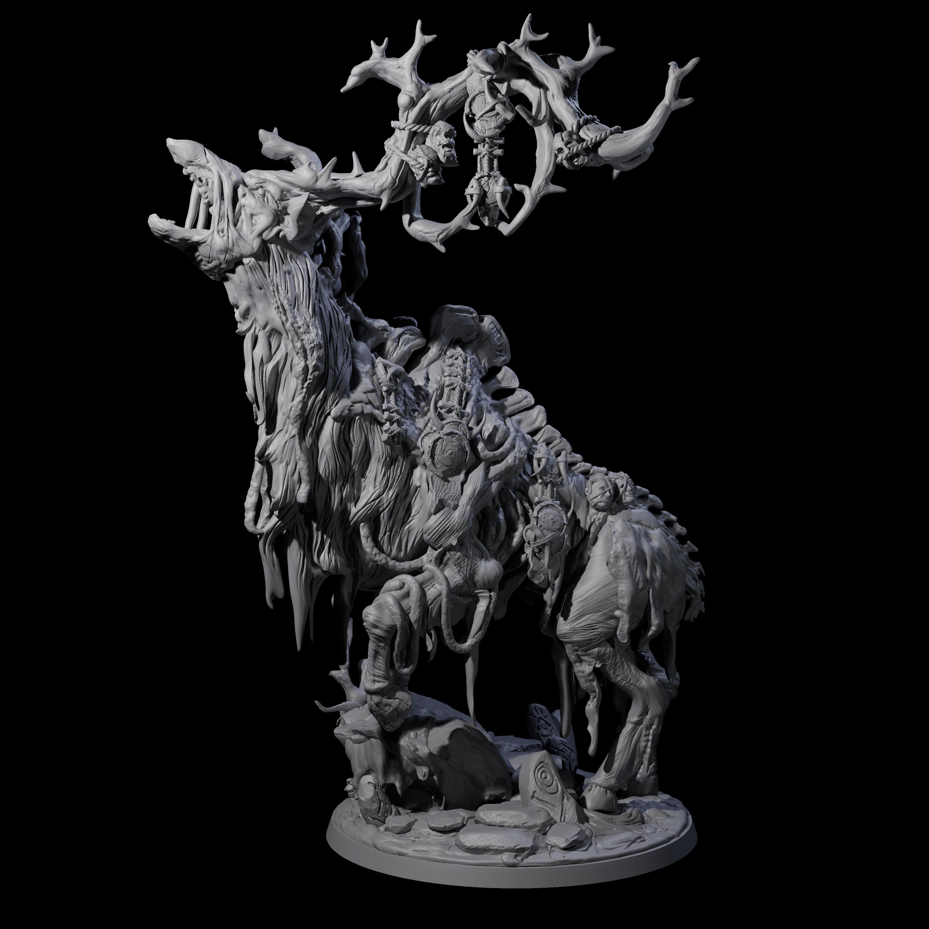 Decaying Undying Wendigo Miniature for Dungeons and Dragons, Pathfinder or other TTRPGs