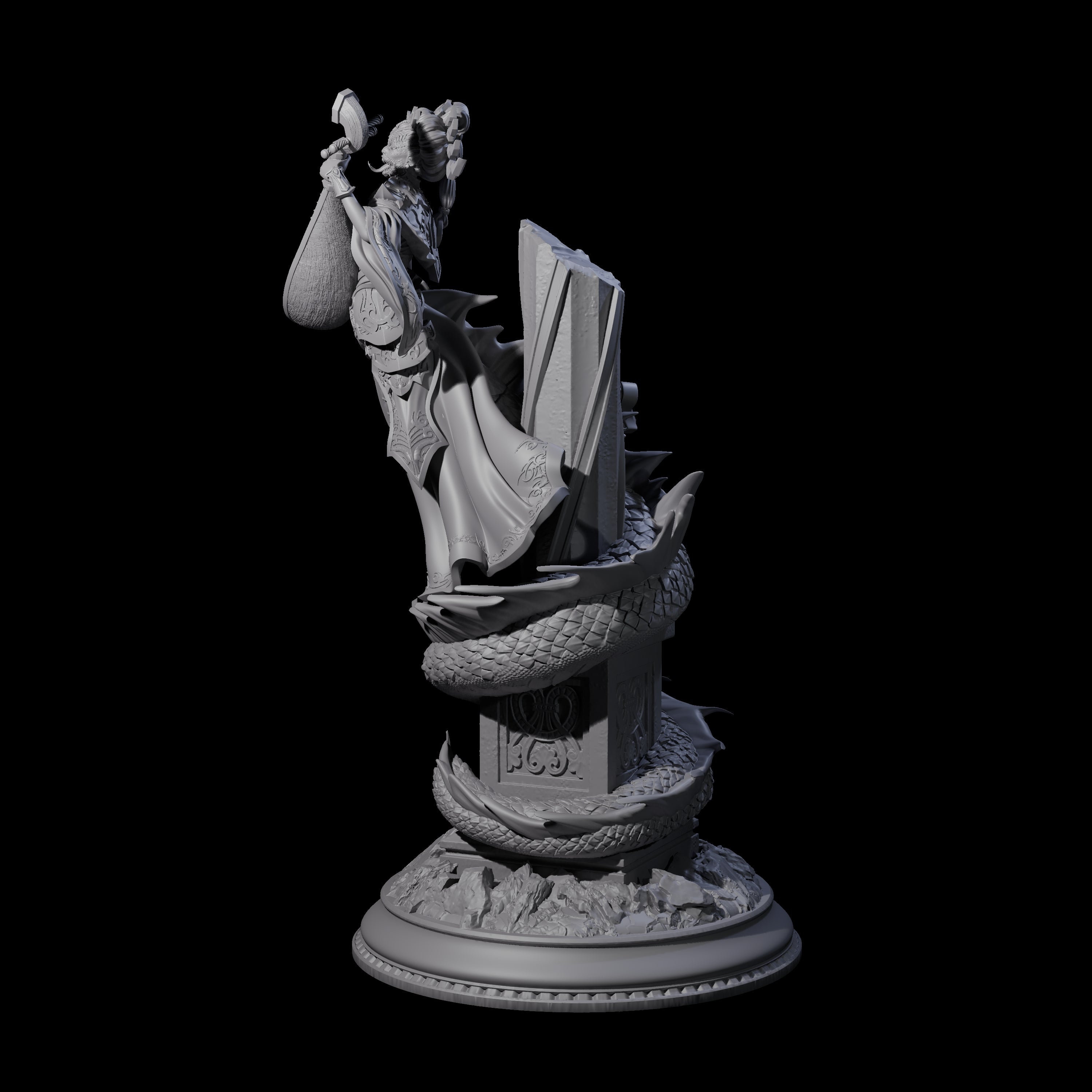 Deceitful Lamia Miniature for Dungeons and Dragons, Pathfinder or other TTRPGs