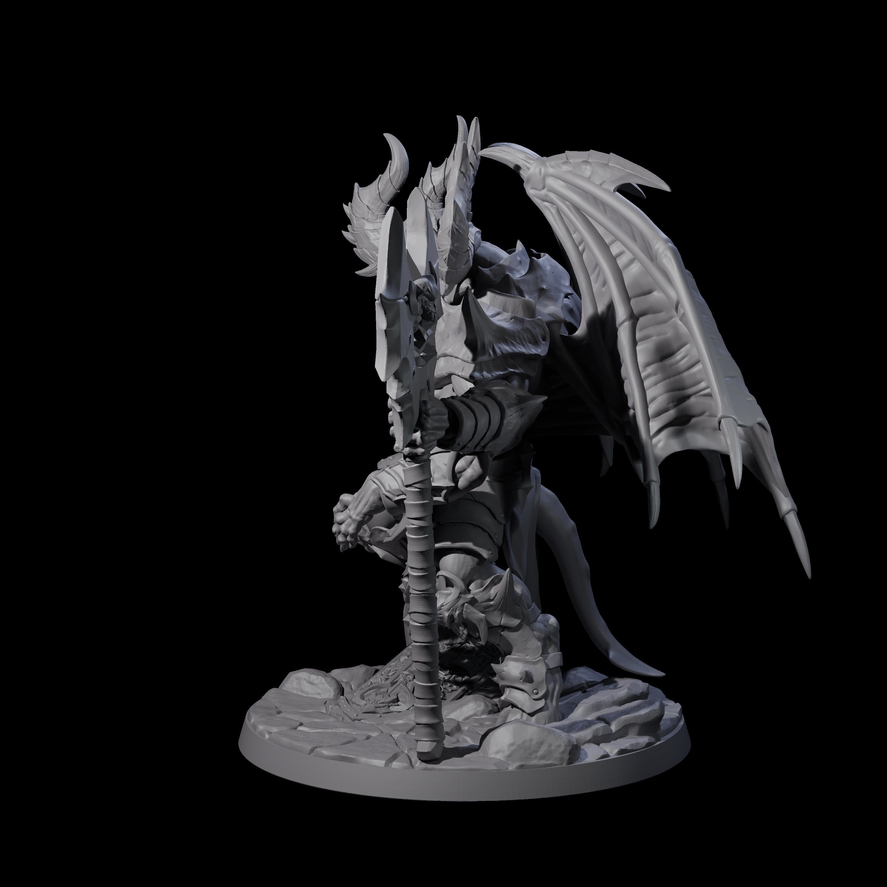 Decked Out Moloch Miniature for Dungeons and Dragons, Pathfinder or other TTRPGs