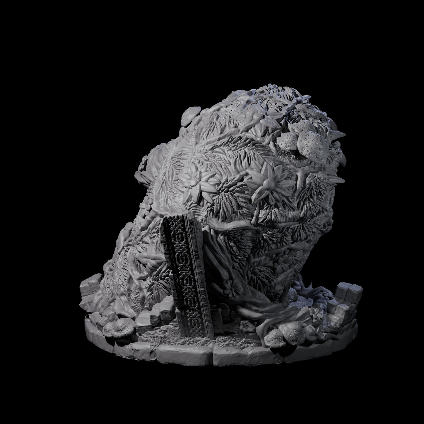 Decomposing Tendriculos Miniature for Dungeons and Dragons, Pathfinder or other TTRPGs