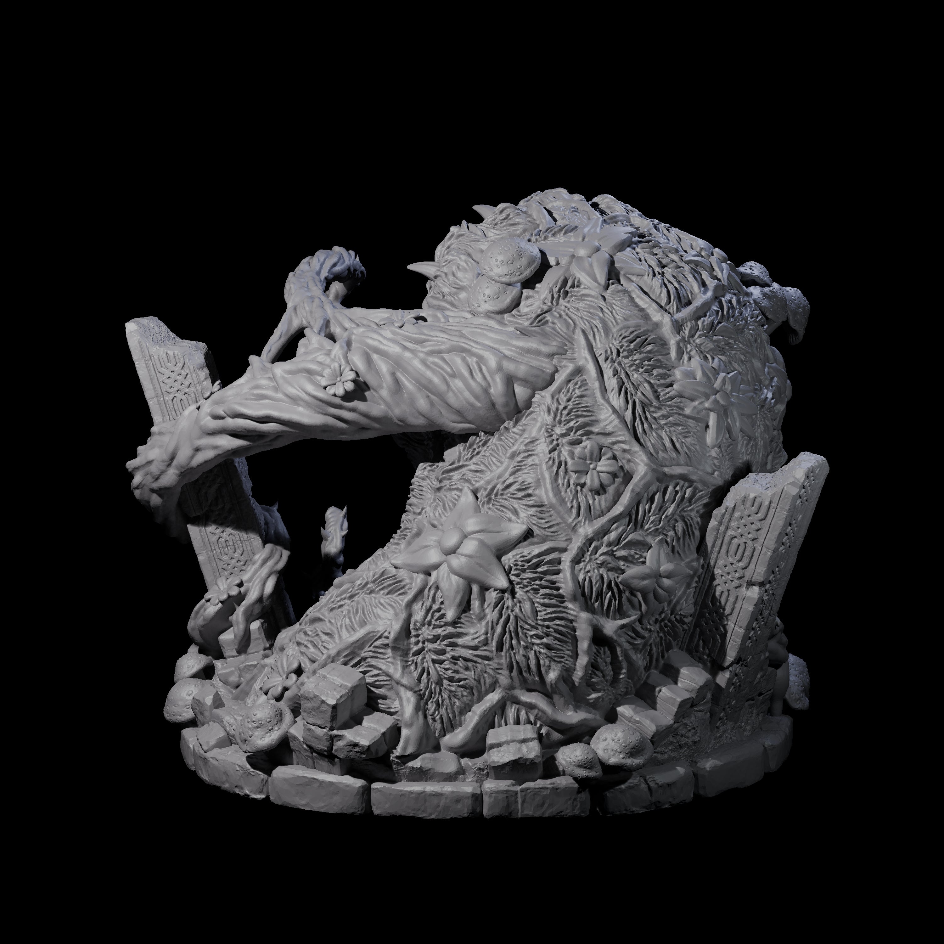 Decomposing Tendriculos Miniature for Dungeons and Dragons, Pathfinder or other TTRPGs