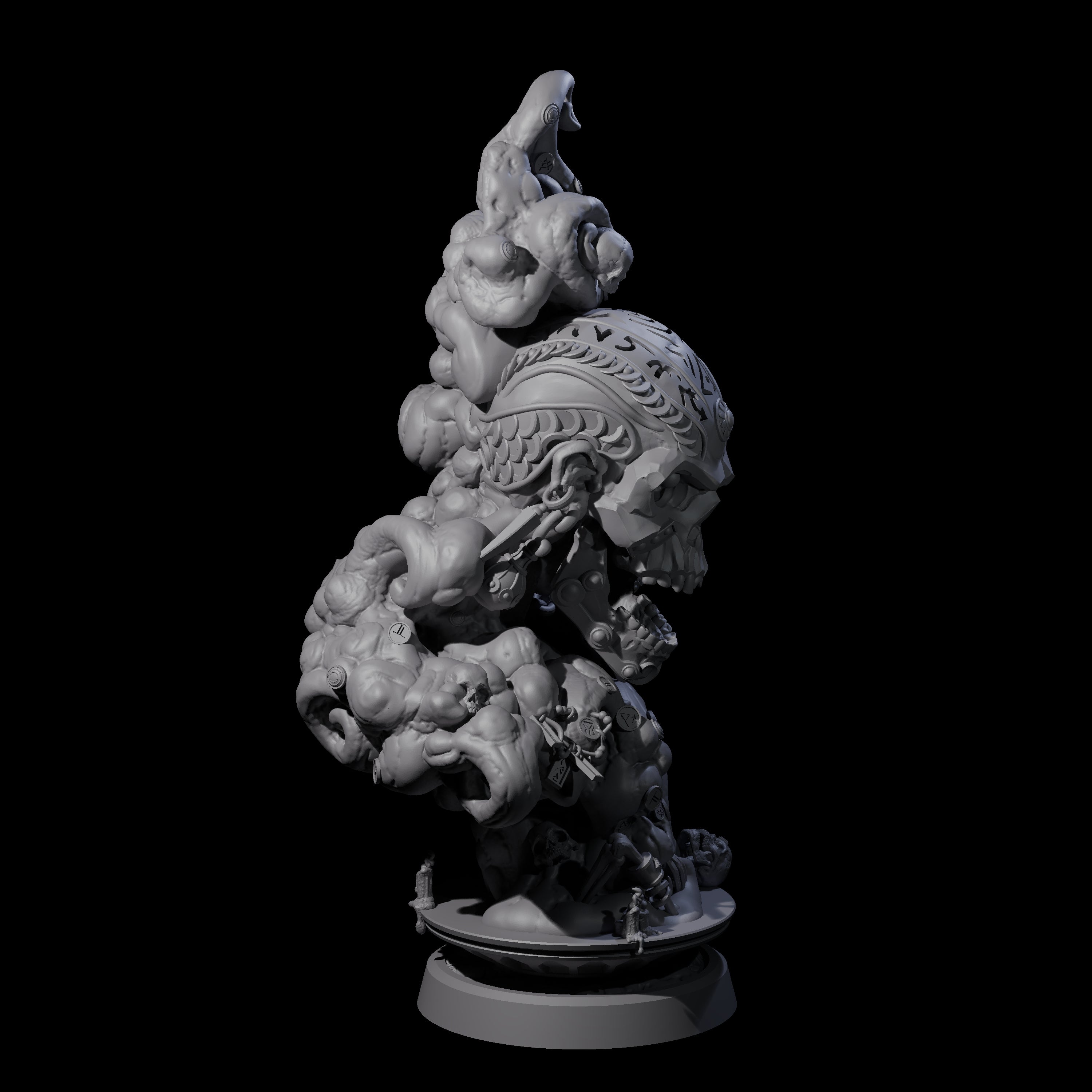 Decorated Flameskull A Miniature for Dungeons and Dragons, Pathfinder or other TTRPGs