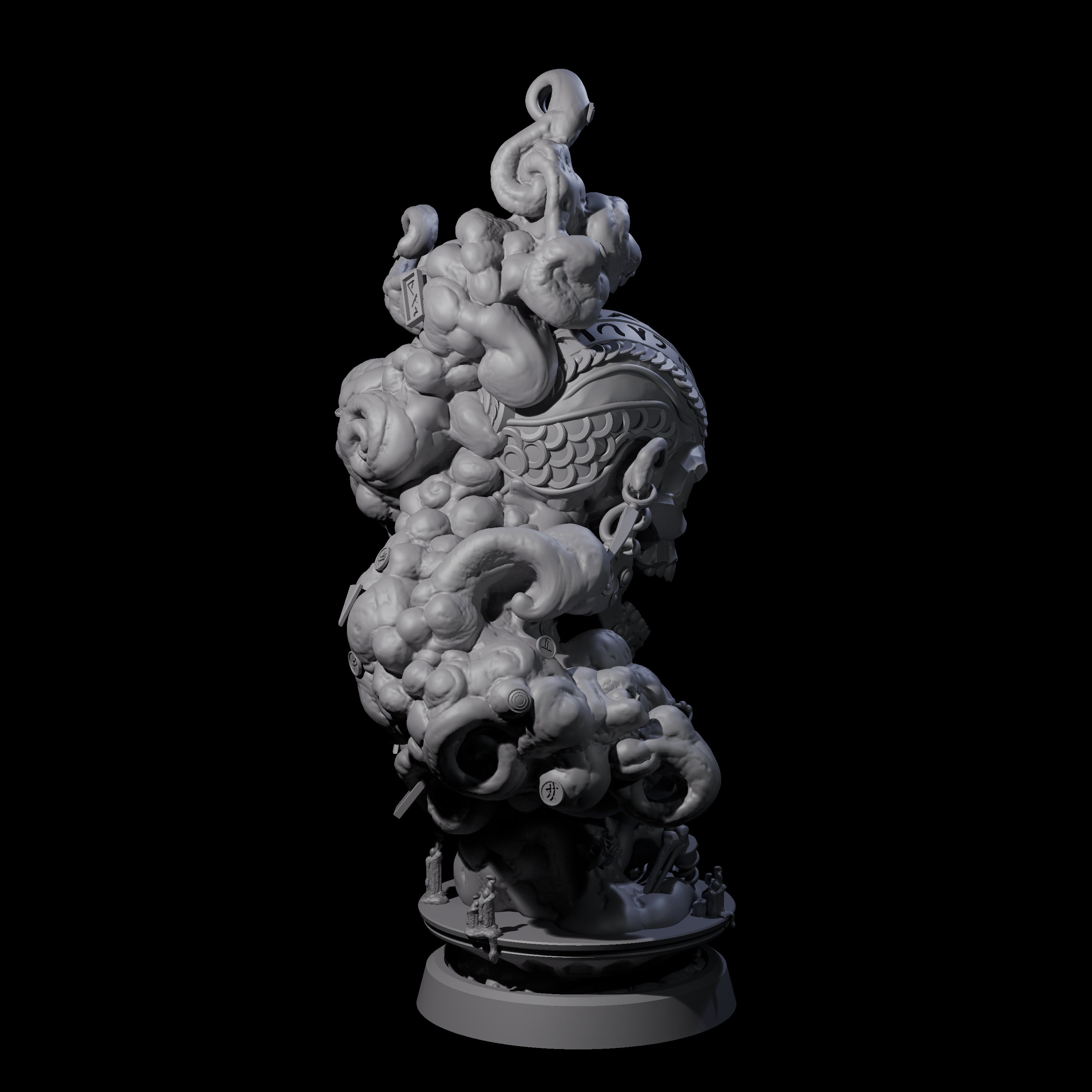 Decorated Flameskull A Miniature for Dungeons and Dragons, Pathfinder or other TTRPGs