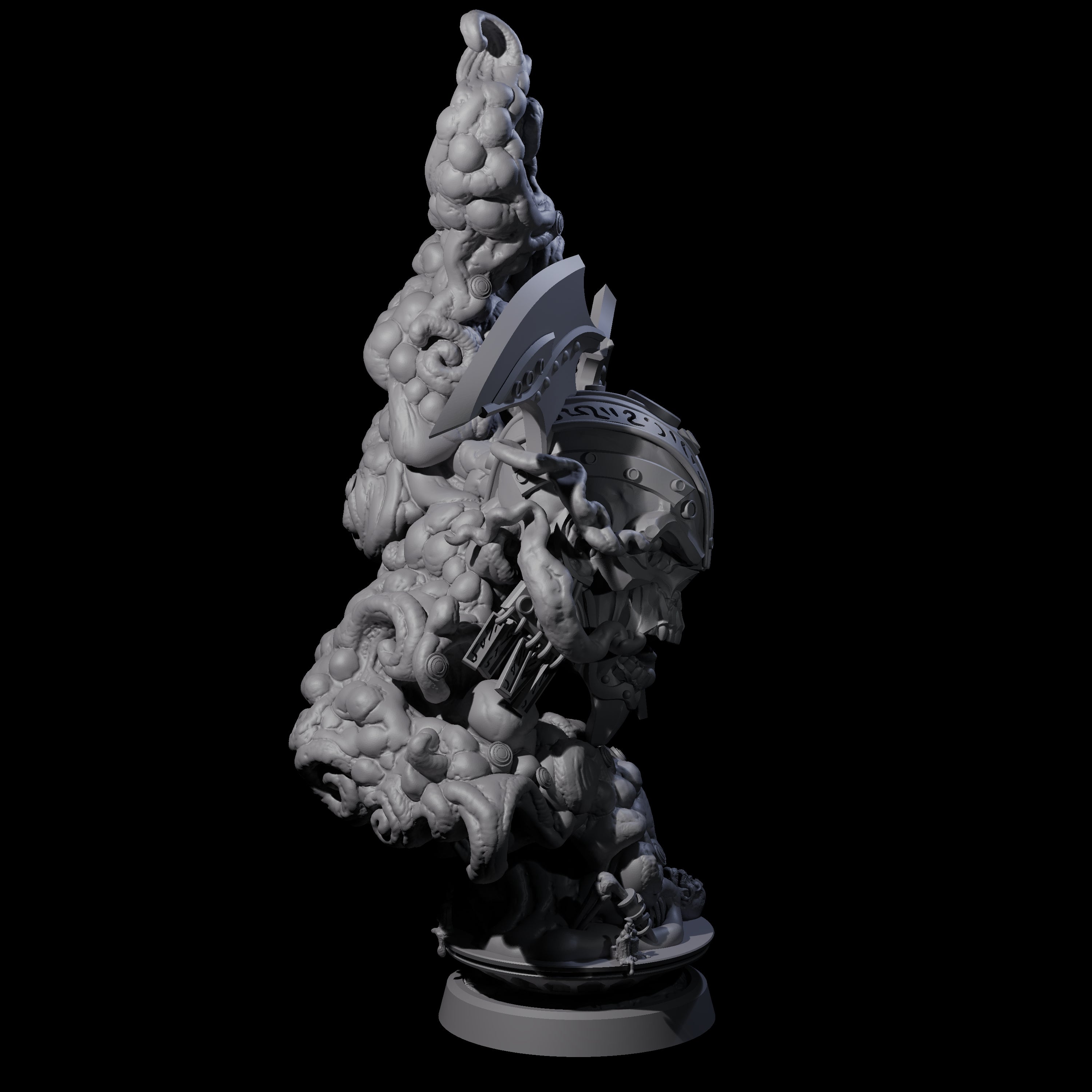 Decorated Flameskull D Miniature for Dungeons and Dragons, Pathfinder or other TTRPGs