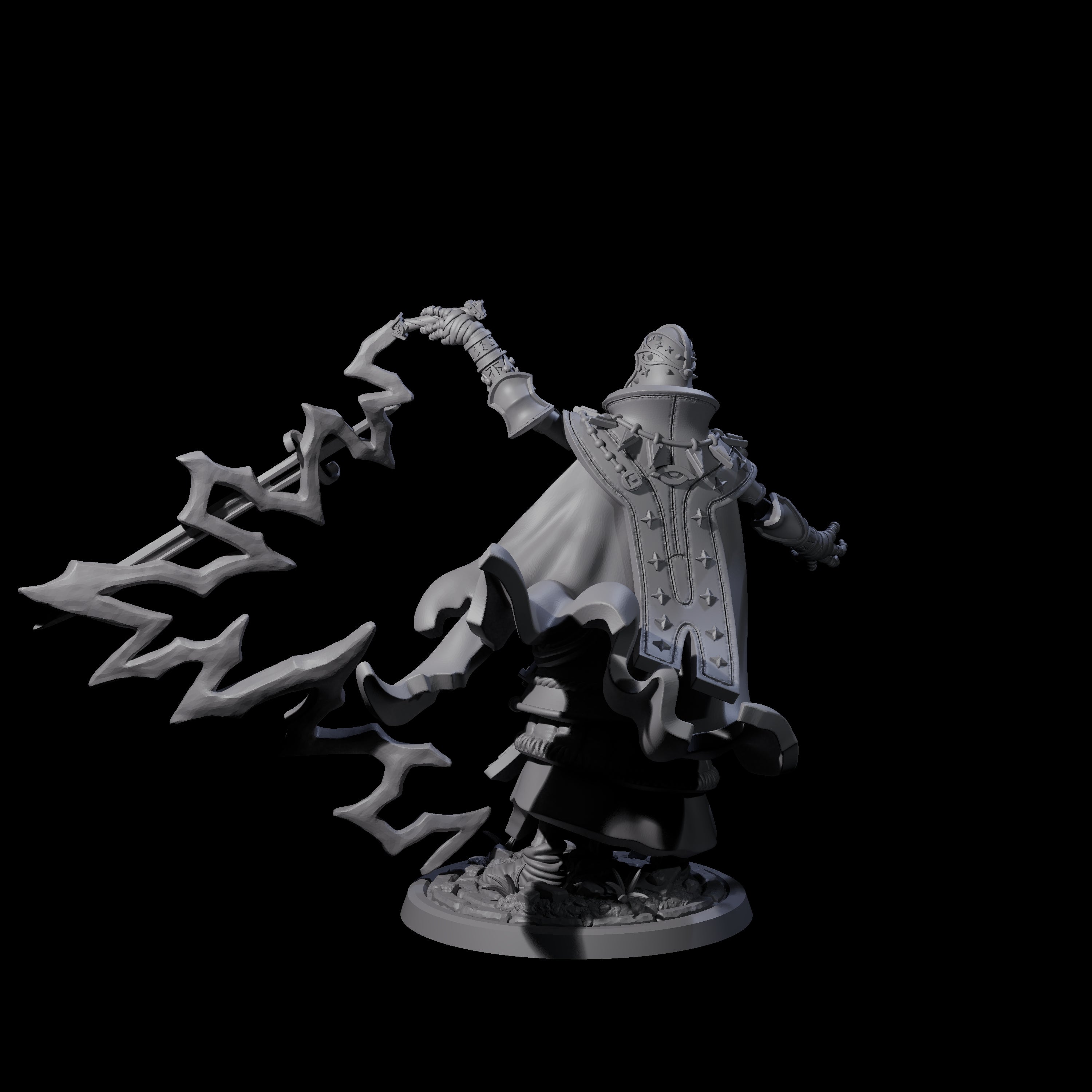Decorated Skeleton Guard C Miniature for Dungeons and Dragons, Pathfinder or other TTRPGs