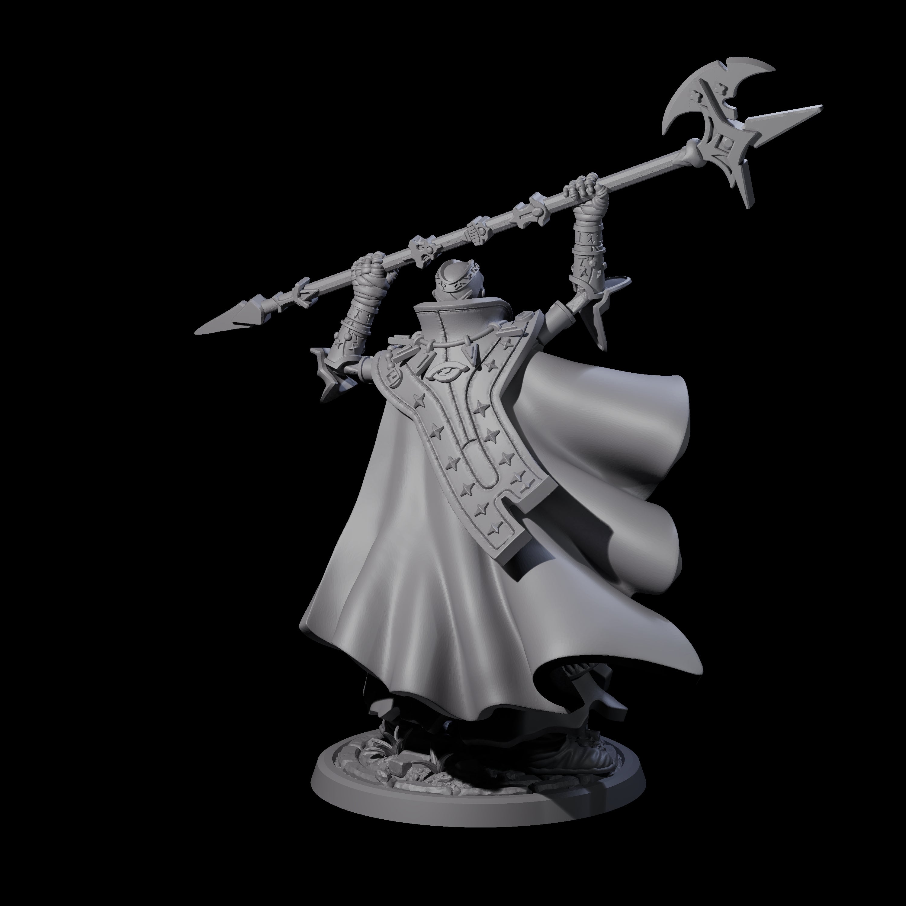 Decorated Skeleton Guard D Miniature for Dungeons and Dragons, Pathfinder or other TTRPGs