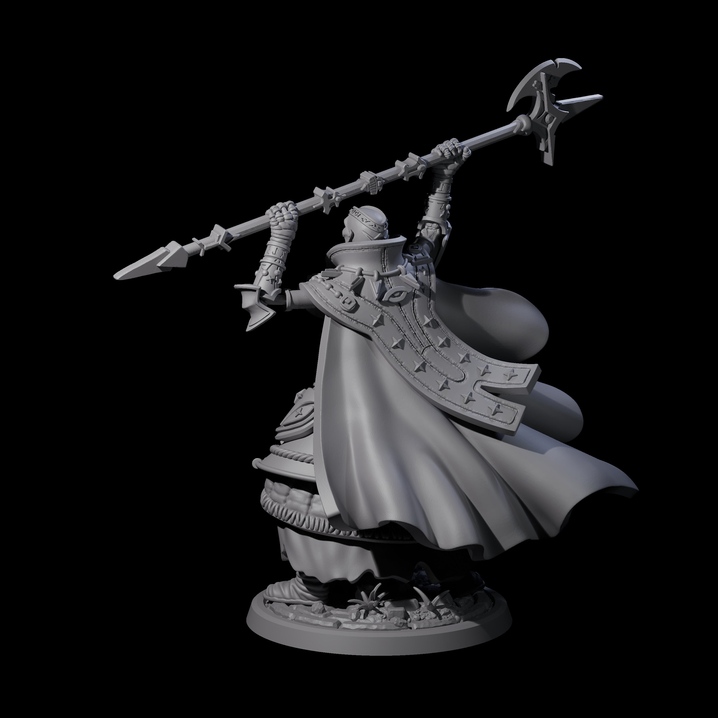Decorated Skeleton Guard D Miniature for Dungeons and Dragons, Pathfinder or other TTRPGs