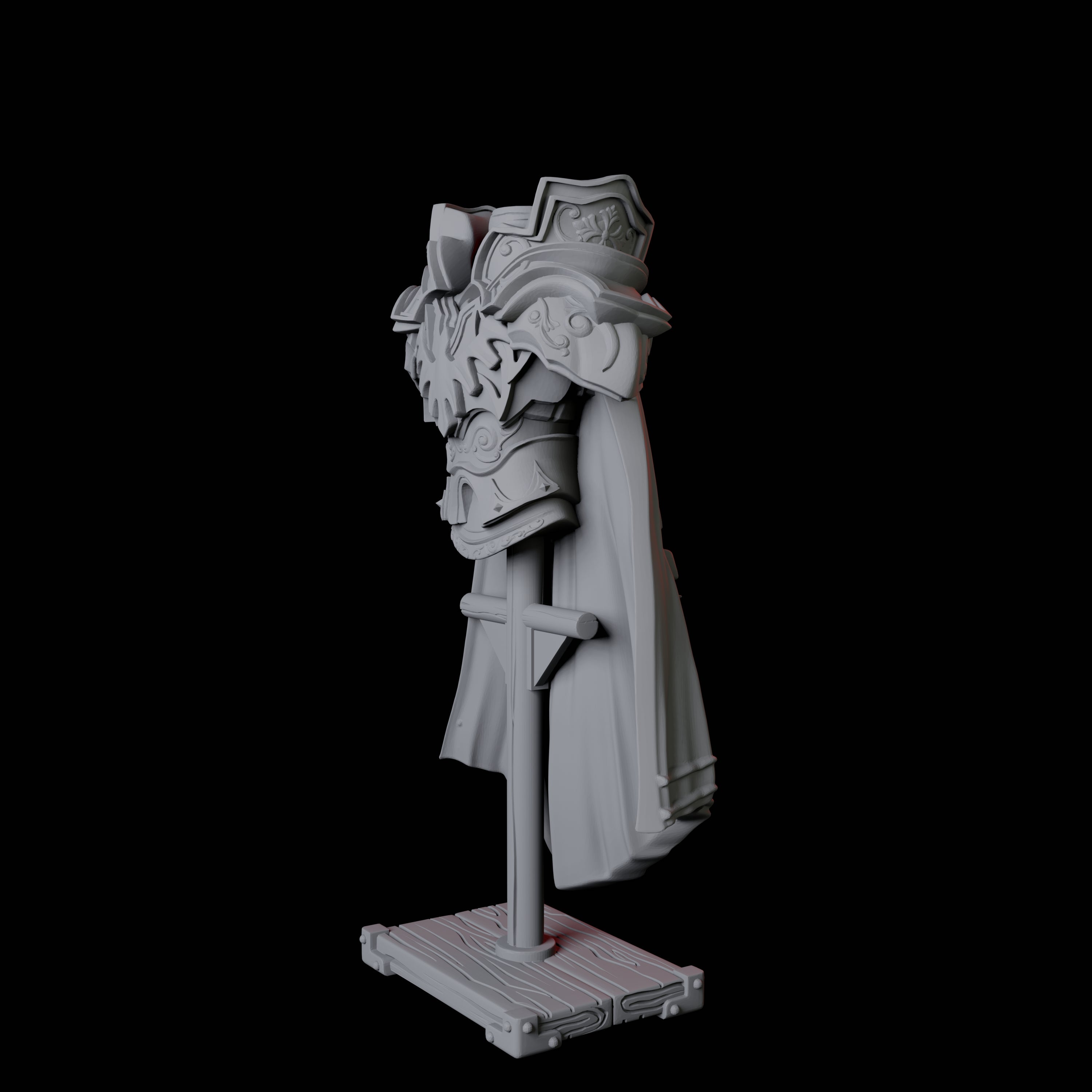 Decorative Armour on a stand Miniature for Dungeons and Dragons, Pathfinder or other TTRPGs