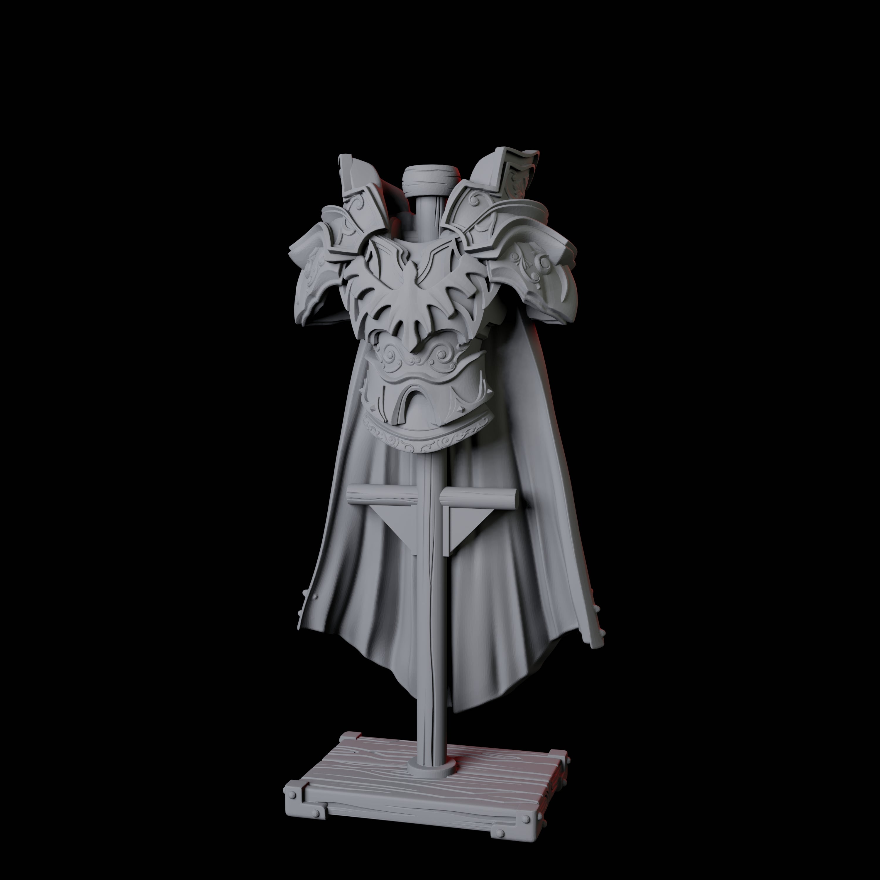 Decorative Armour on a stand Miniature for Dungeons and Dragons, Pathfinder or other TTRPGs