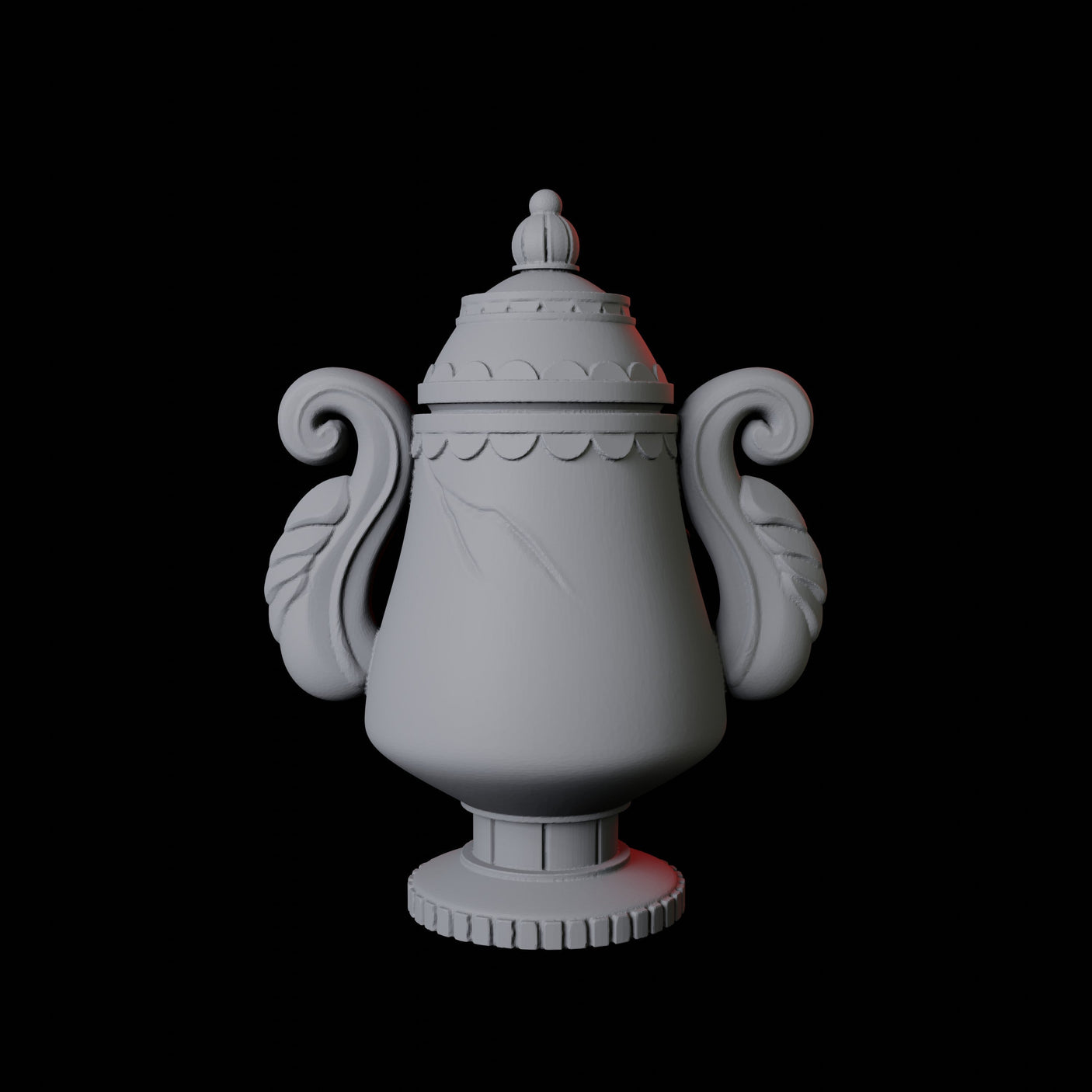 Decorative Pot Miniature for Dungeons and Dragons, Pathfinder or other TTRPGs