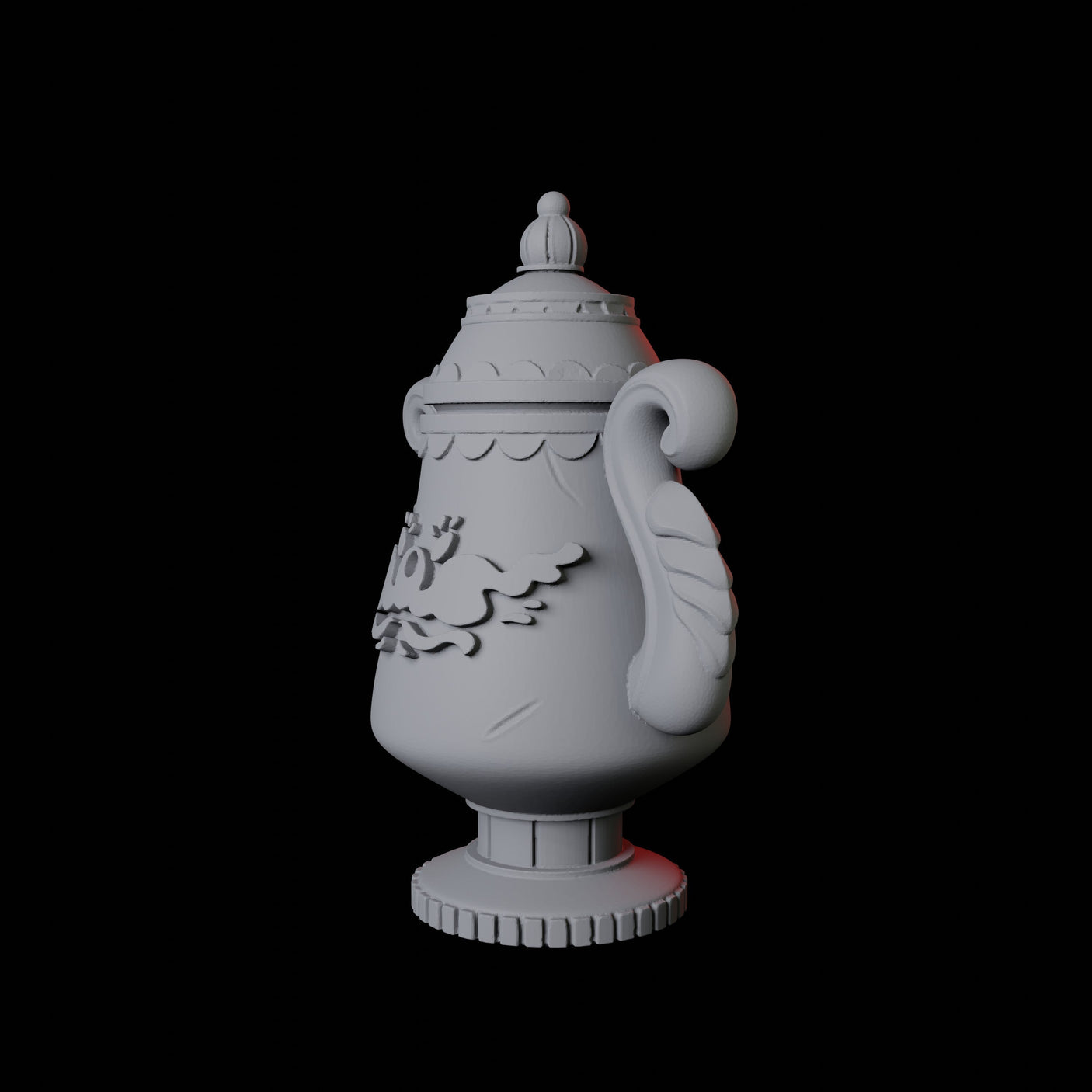 Decorative Pot Miniature for Dungeons and Dragons, Pathfinder or other TTRPGs