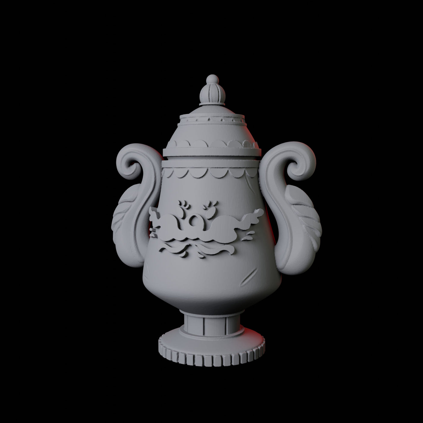 Decorative Pot Miniature for Dungeons and Dragons, Pathfinder or other TTRPGs