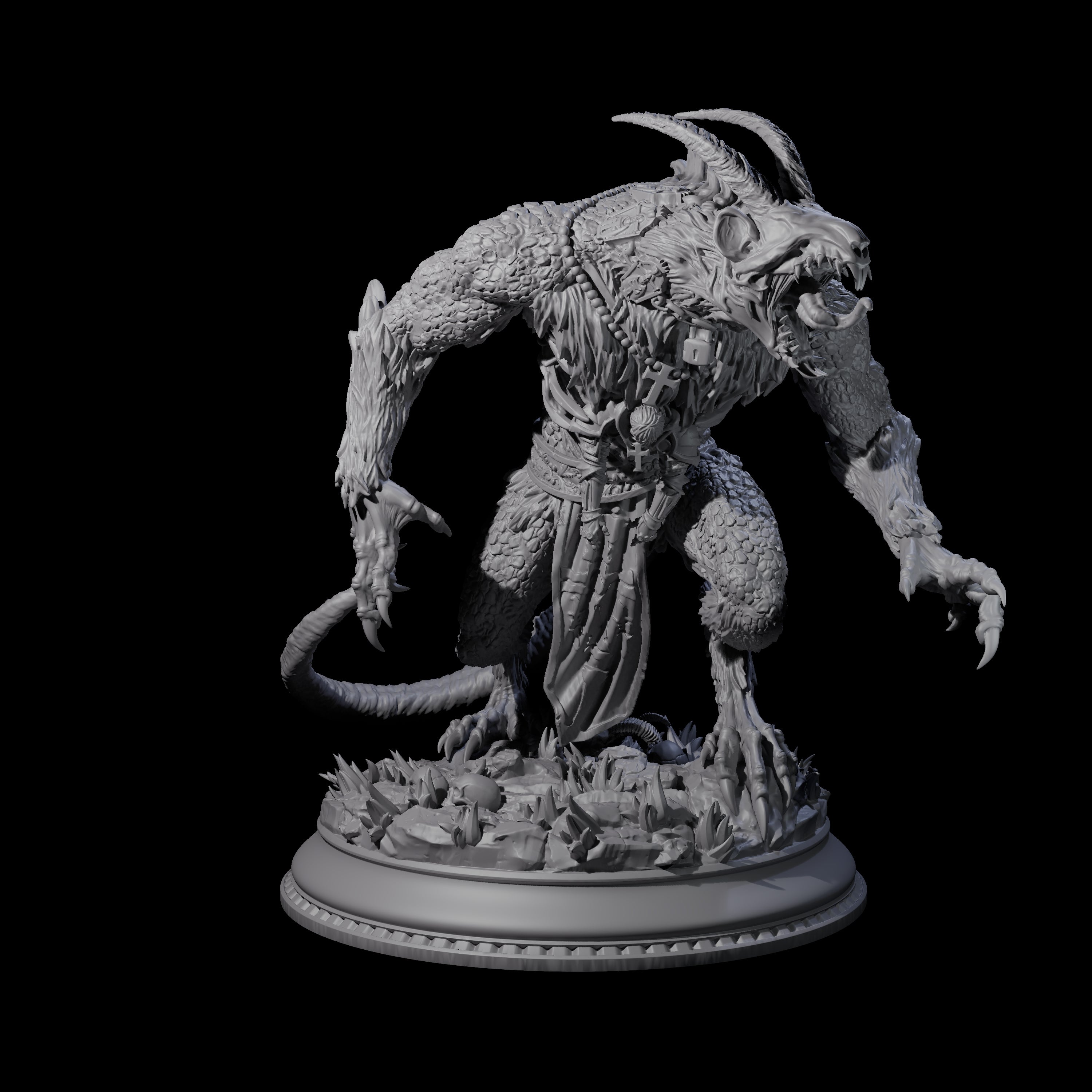 Deep Eldritch Horror Miniature for Dungeons and Dragons, Pathfinder or other TTRPGs