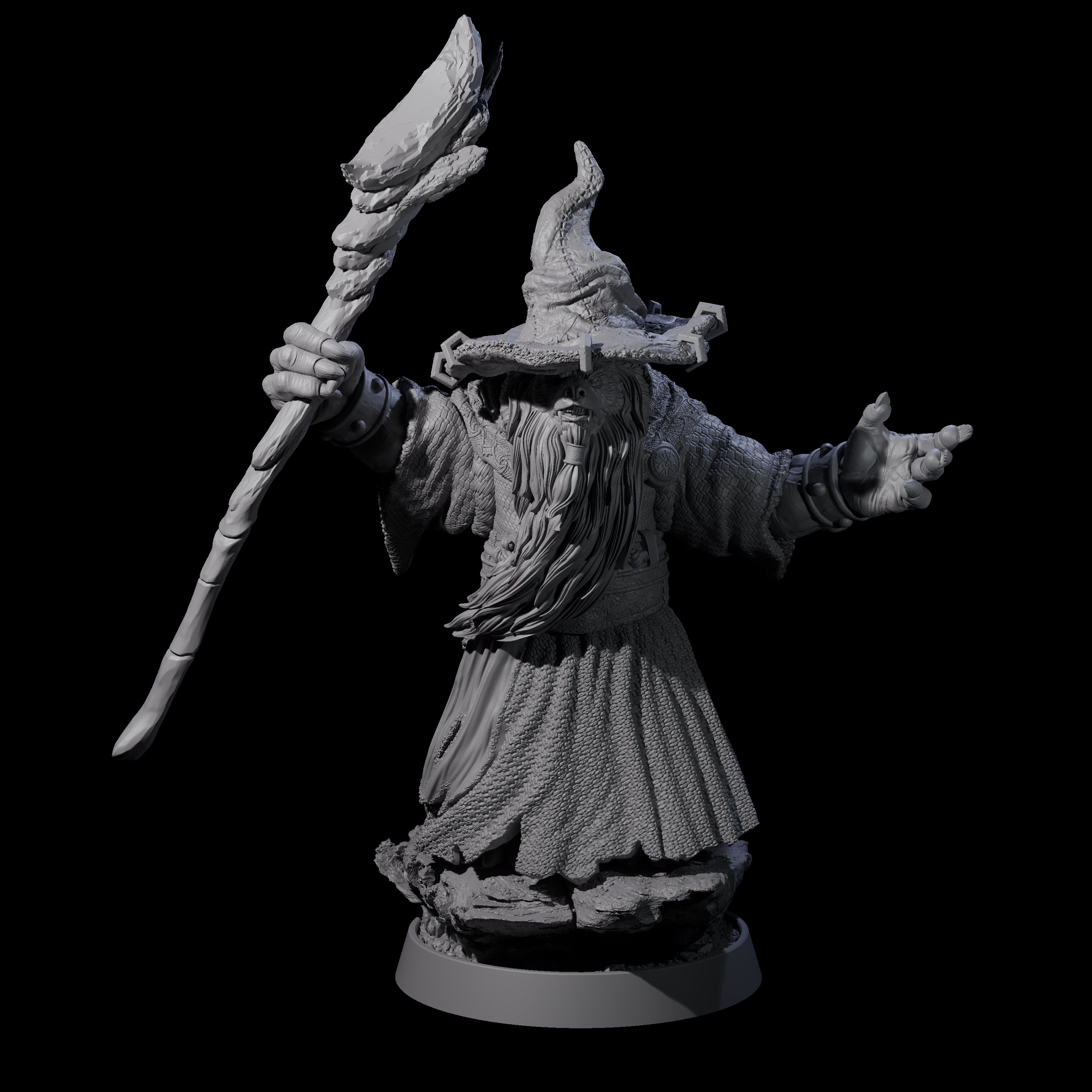 Deep Forest Ursine Tribe Miniature for Dungeons and Dragons, Pathfinder or other TTRPGs