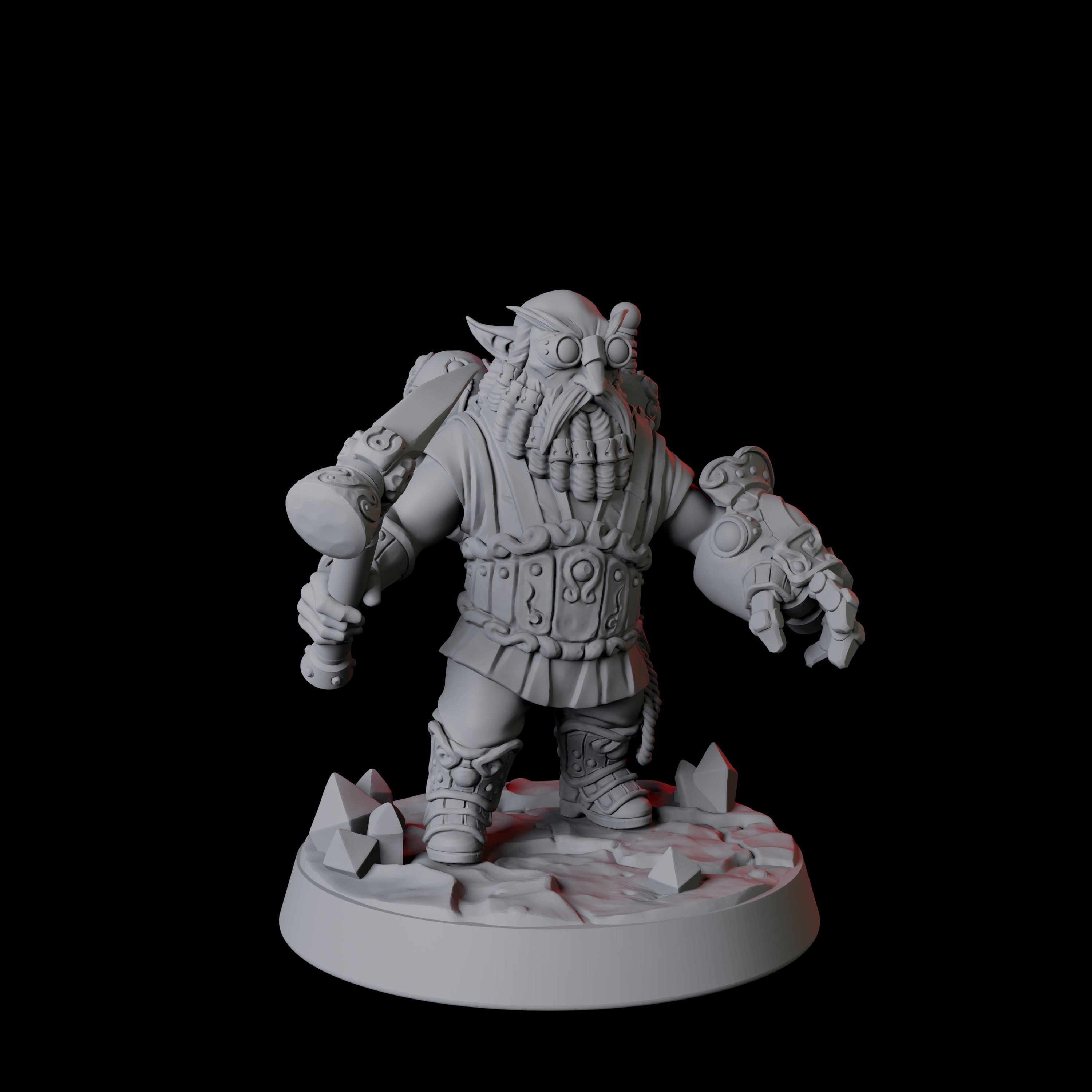 Deep Gnome Artificer A Miniature for Dungeons and Dragons, Pathfinder or other TTRPGs