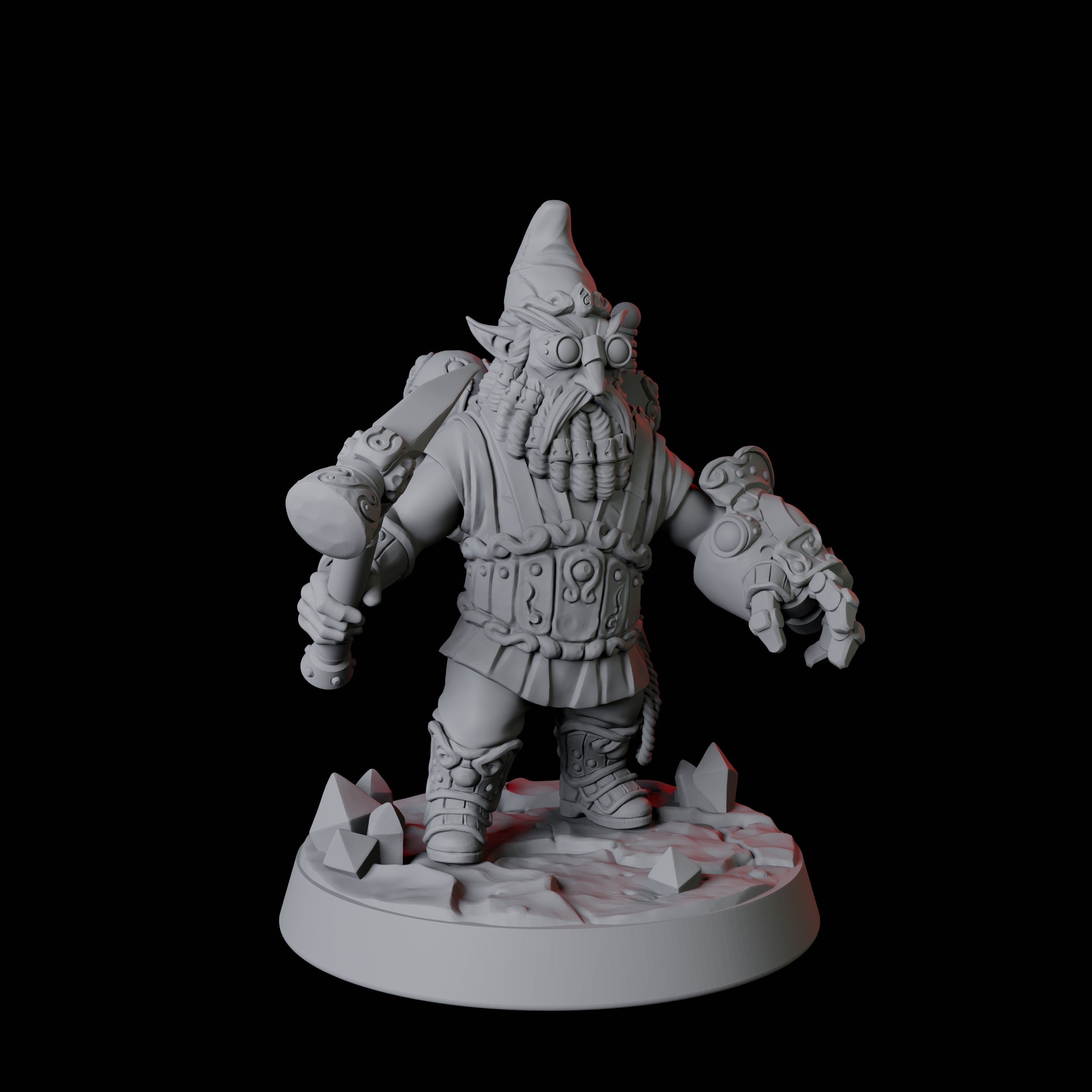 Deep Gnome Artificer A Miniature for Dungeons and Dragons, Pathfinder or other TTRPGs