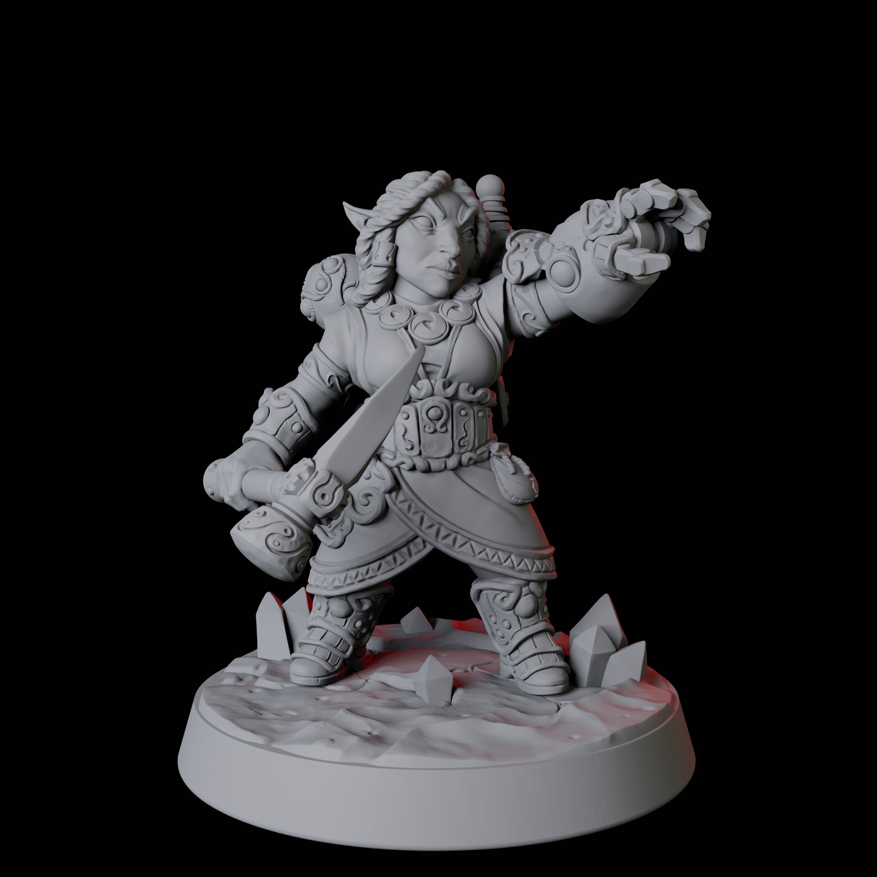 Deep Gnome Artificer Army Miniature for Dungeons and Dragons, Pathfinder or other TTRPGs