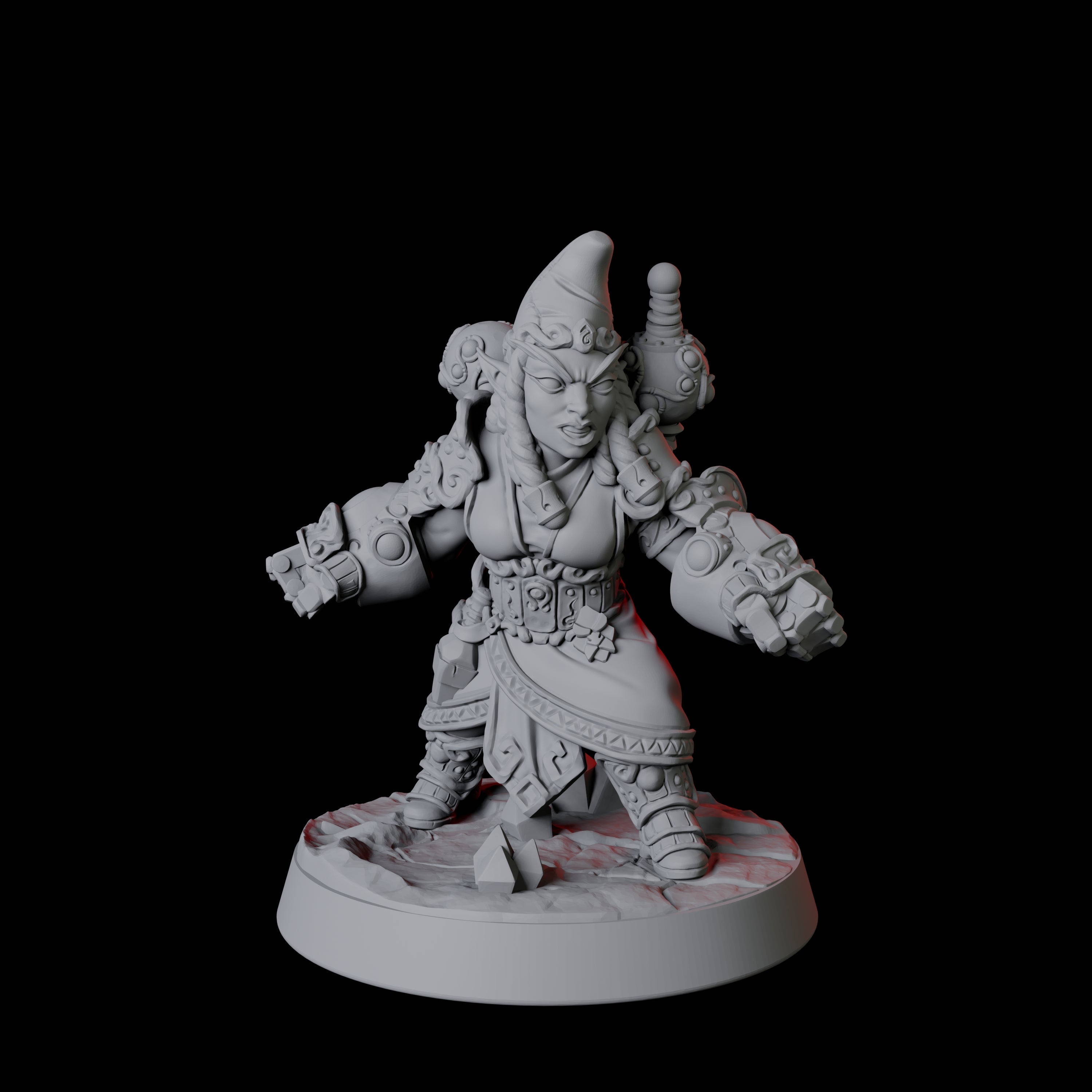 Deep Gnome Artificer Army Miniature for Dungeons and Dragons, Pathfinder or other TTRPGs