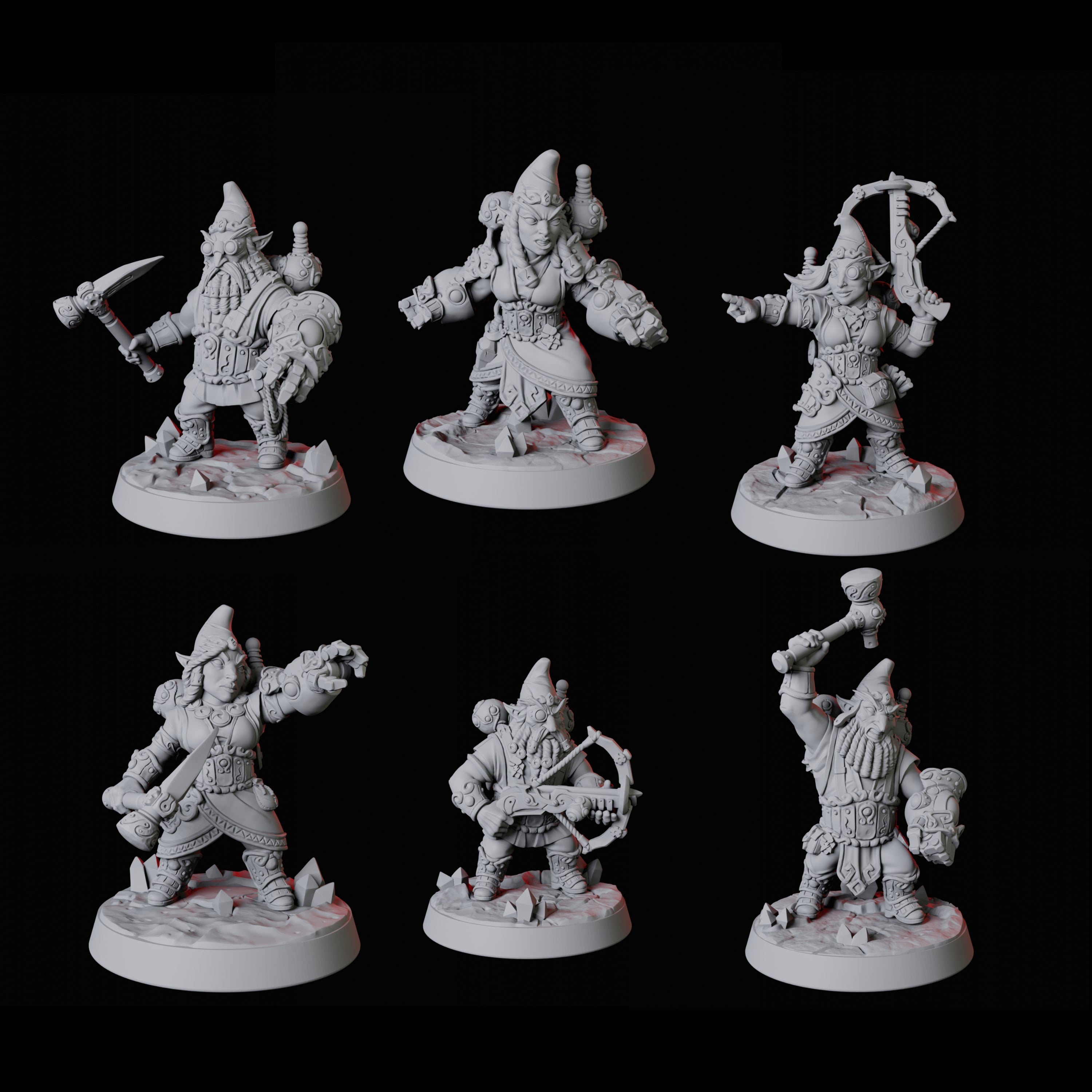 Deep Gnome Artificer Army Miniature for Dungeons and Dragons, Pathfinder or other TTRPGs