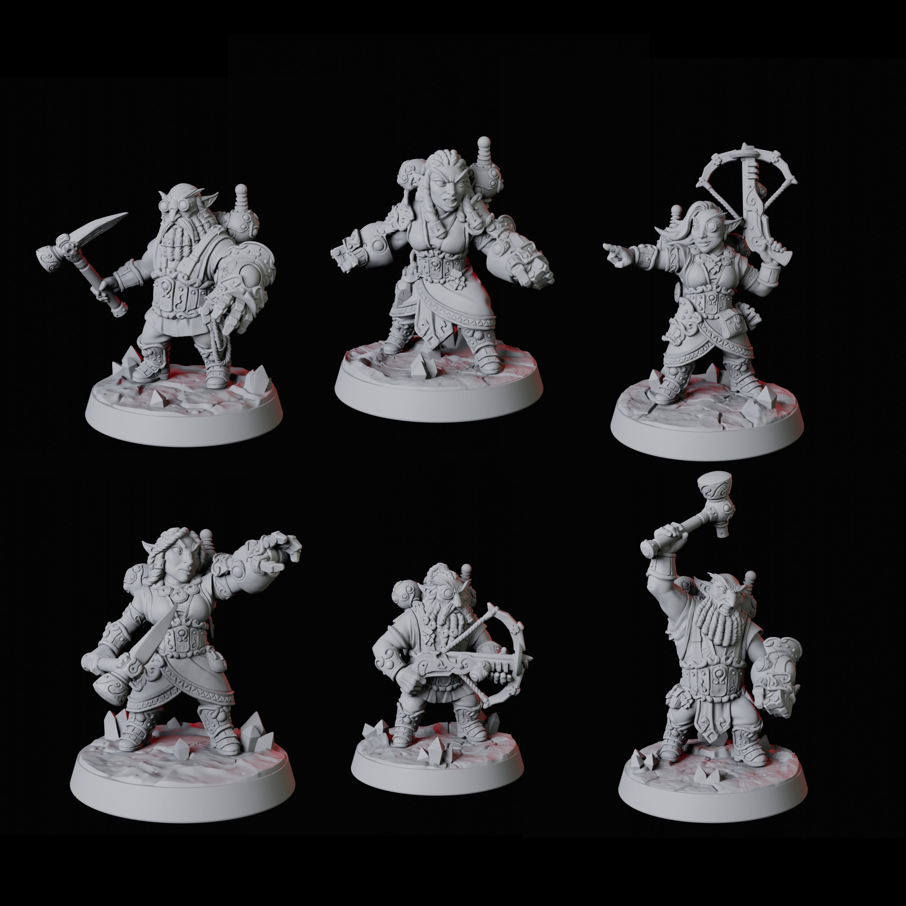 Deep Gnome Artificer Army Miniature for Dungeons and Dragons, Pathfinder or other TTRPGs