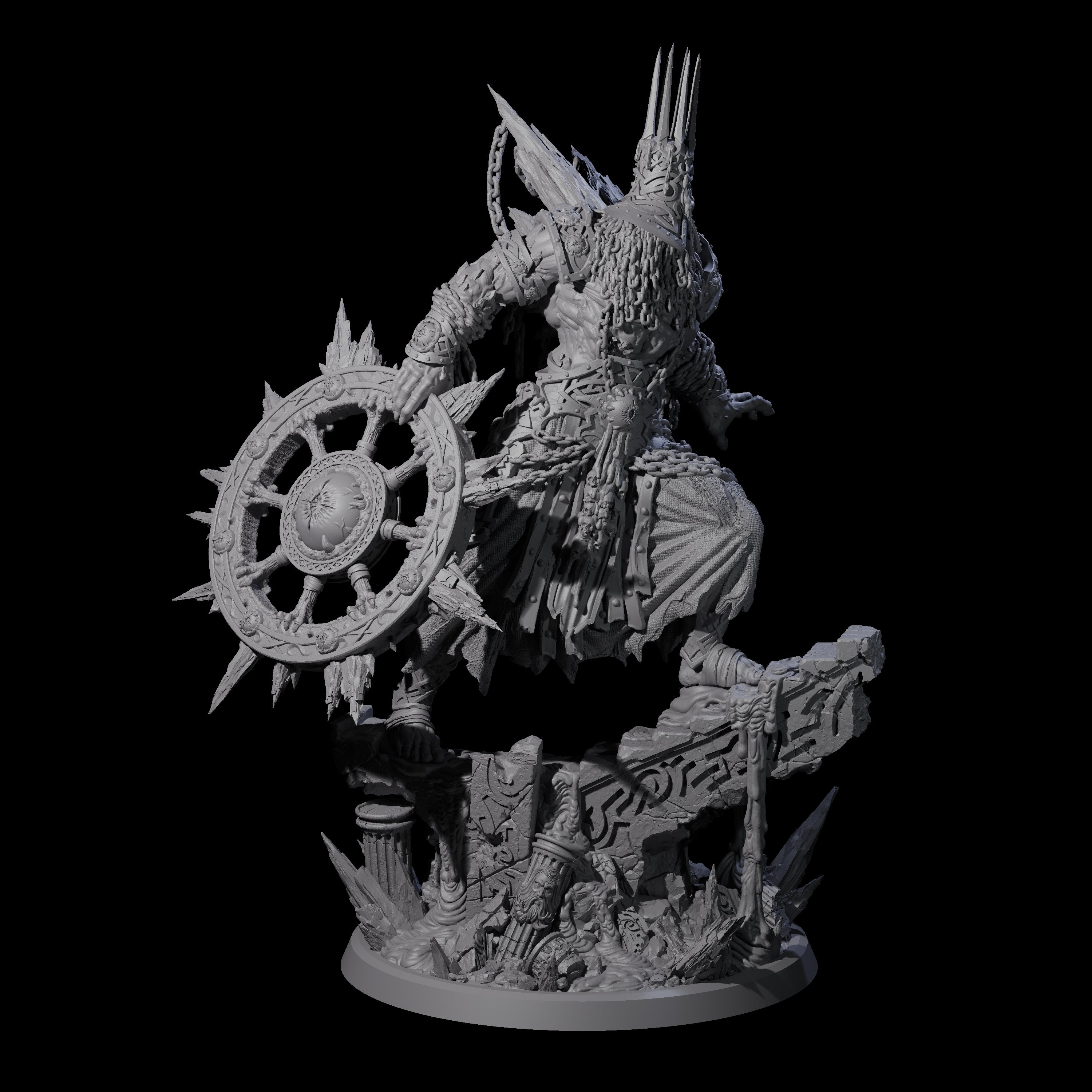 Deep Sea Demon General Miniature for Dungeons and Dragons, Pathfinder or other TTRPGs