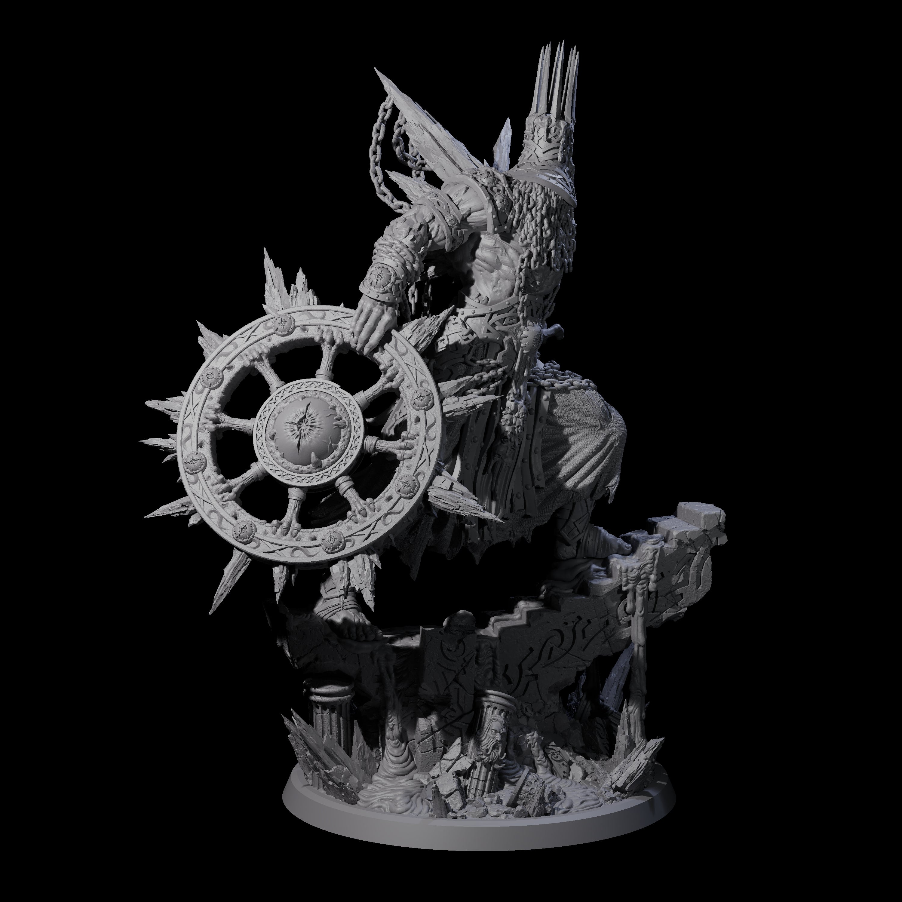 Deep Sea Demon General Miniature for Dungeons and Dragons, Pathfinder or other TTRPGs