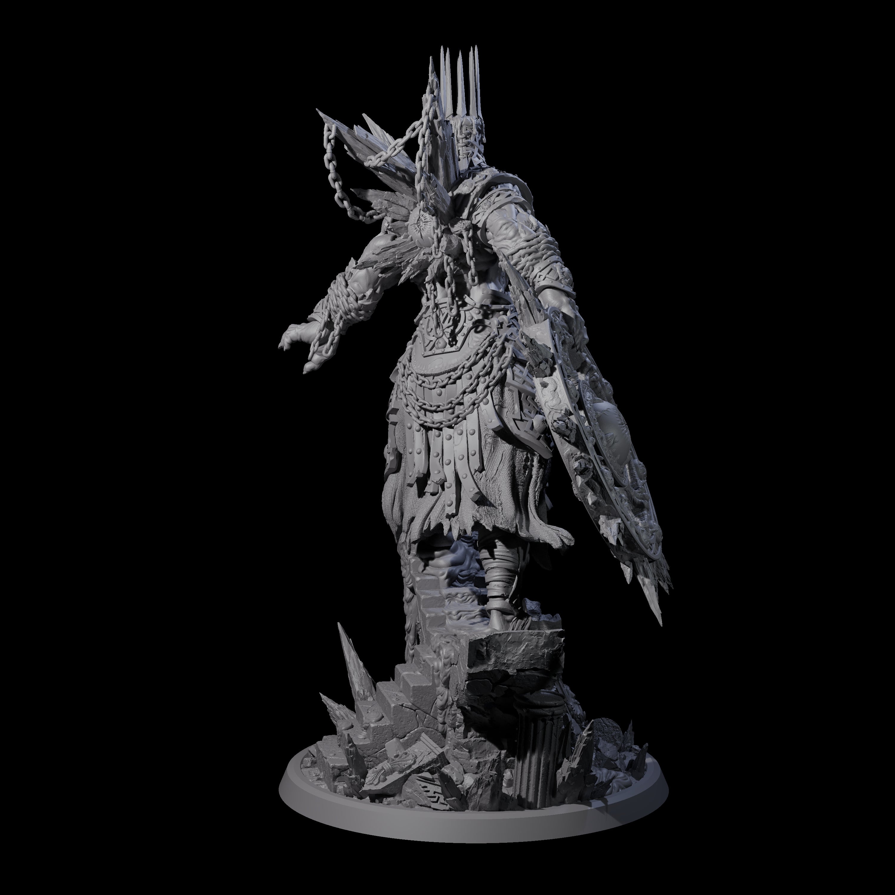 Deep Sea Demon General Miniature for Dungeons and Dragons, Pathfinder or other TTRPGs
