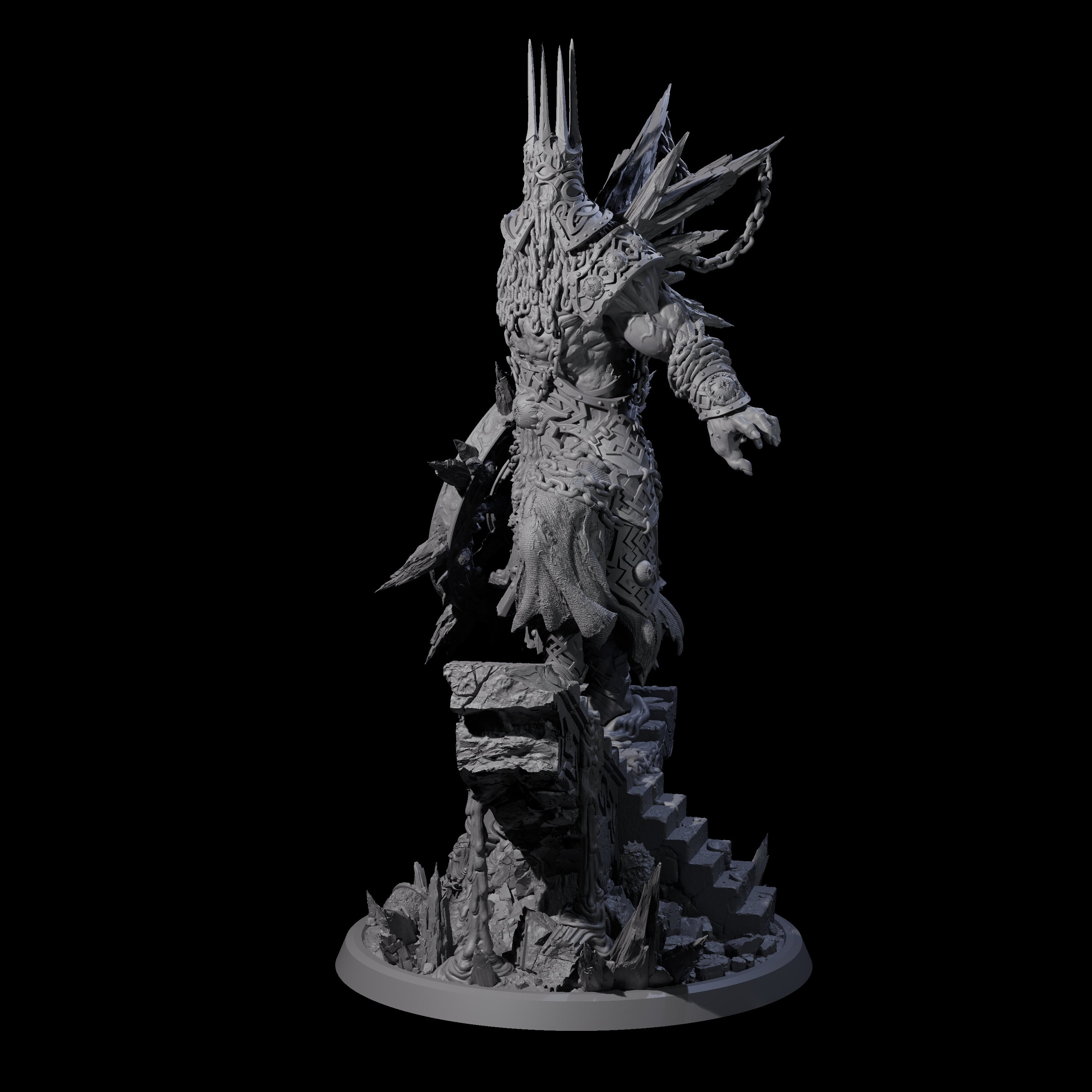 Deep Sea Demon General Miniature for Dungeons and Dragons, Pathfinder or other TTRPGs