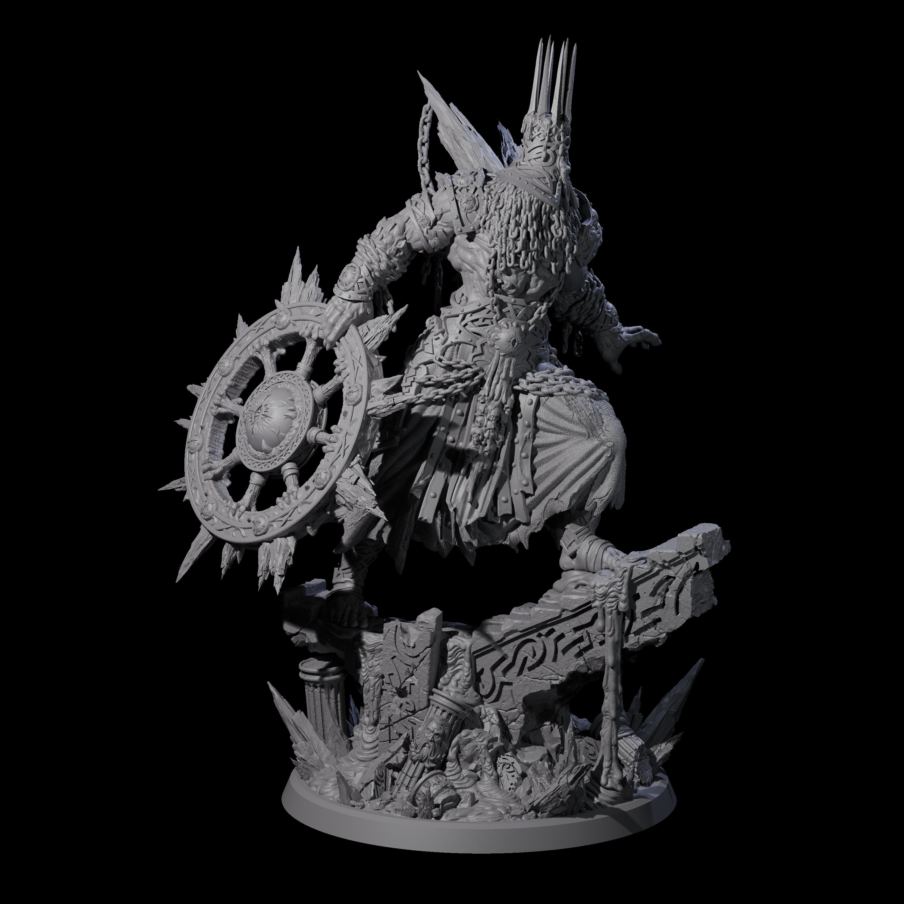 Deep Sea Demon General Miniature for Dungeons and Dragons, Pathfinder or other TTRPGs