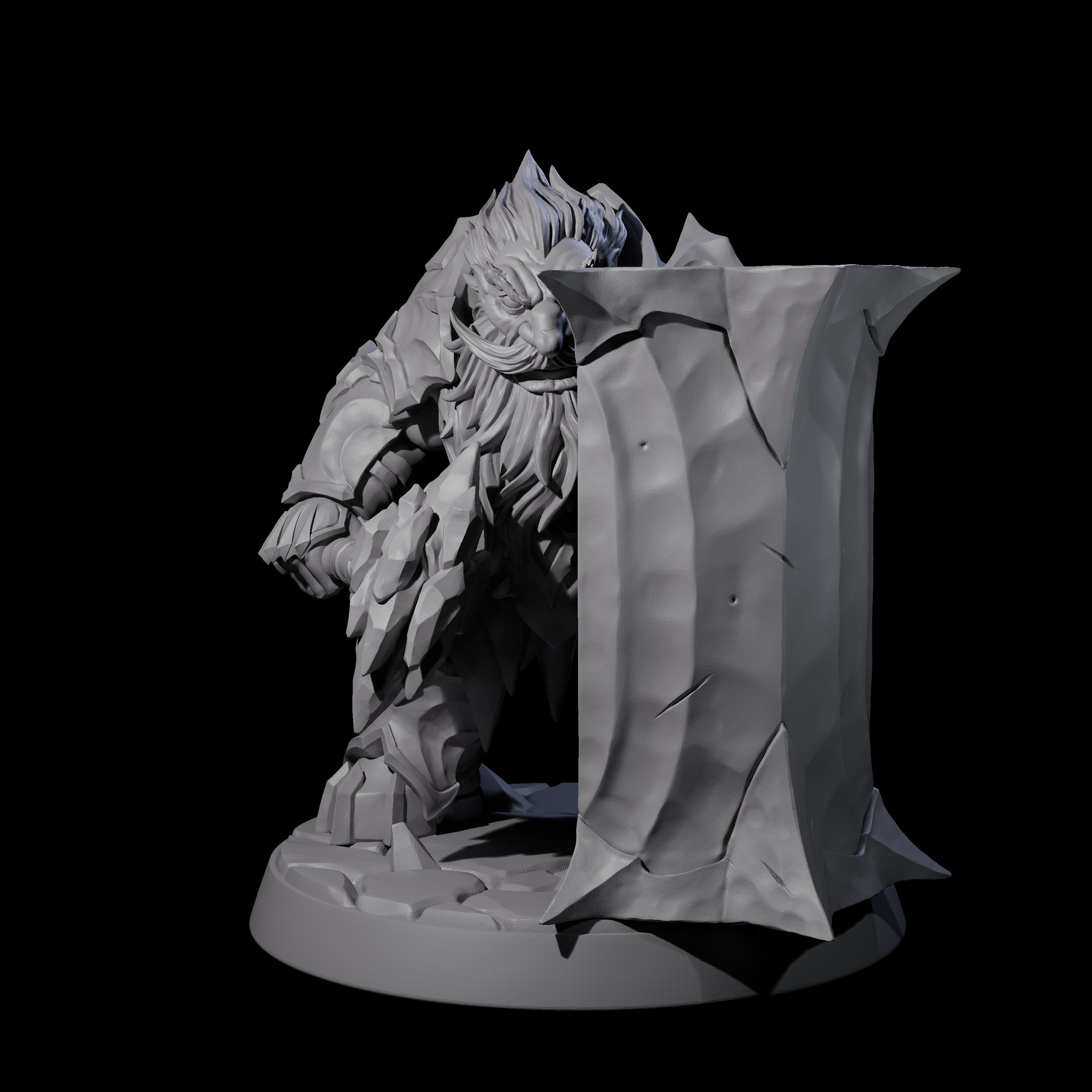 Deepcrust Dwarf A Miniature for Dungeons and Dragons, Pathfinder or other TTRPGs
