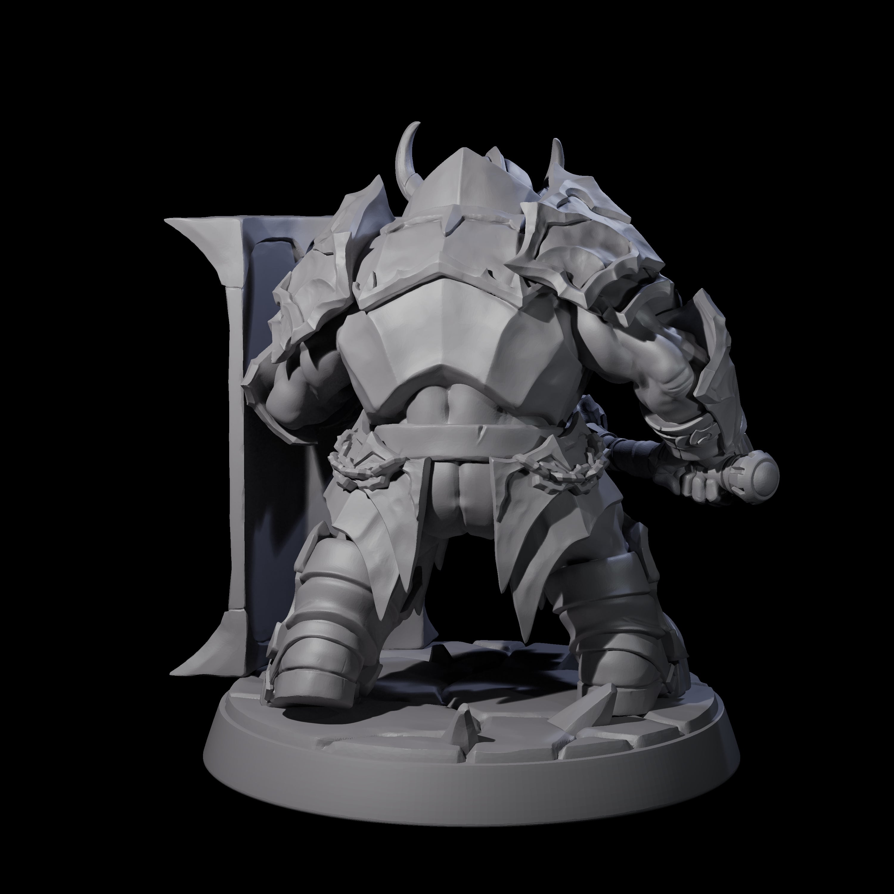 Deepcrust Dwarf A Miniature for Dungeons and Dragons, Pathfinder or other TTRPGs