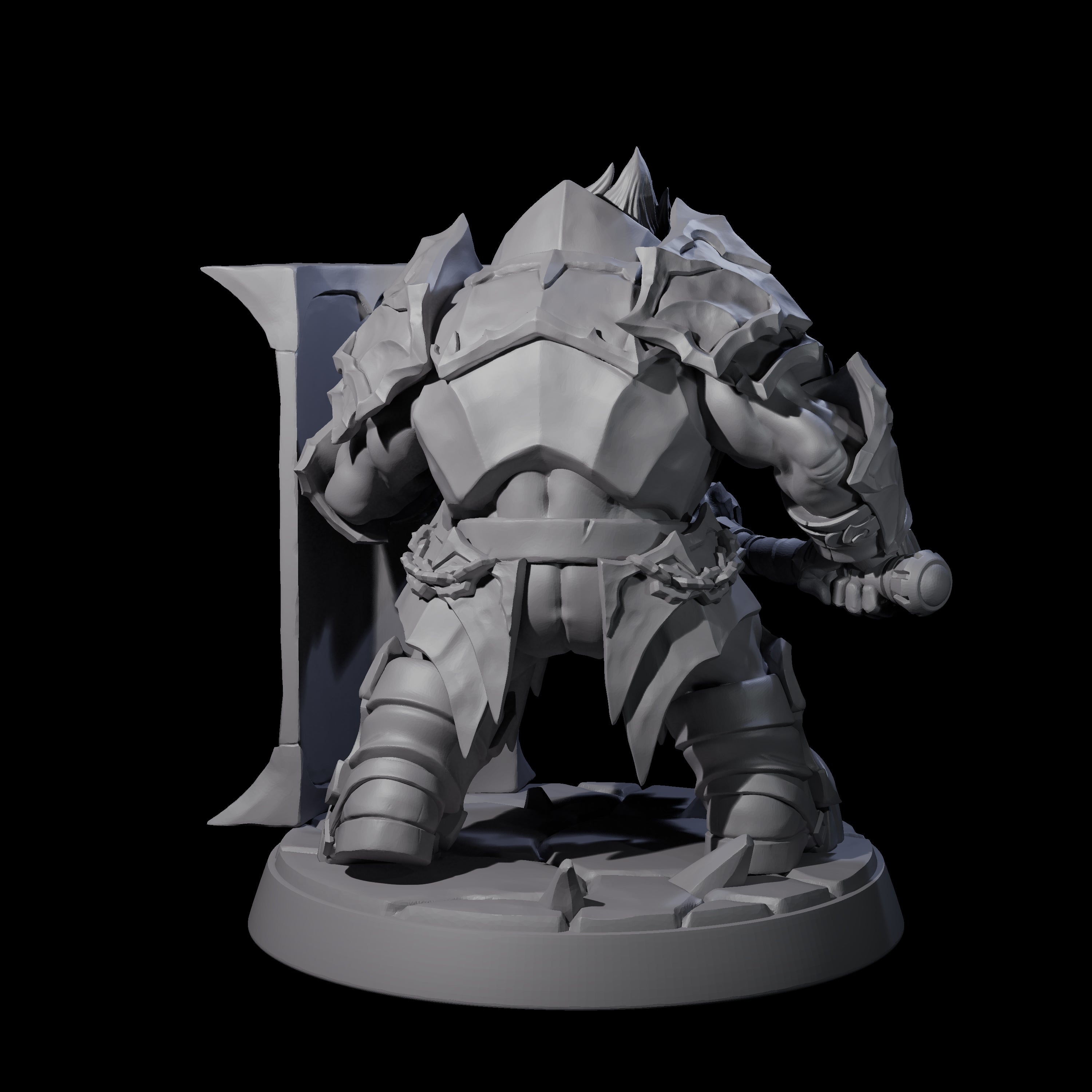 Deepcrust Dwarf A Miniature for Dungeons and Dragons, Pathfinder or other TTRPGs