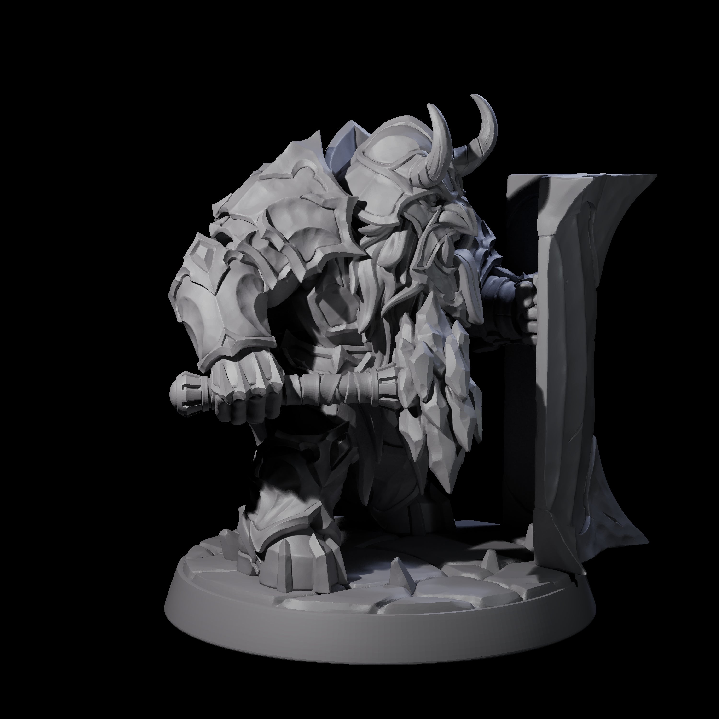 Deepcrust Dwarf A Miniature for Dungeons and Dragons, Pathfinder or other TTRPGs